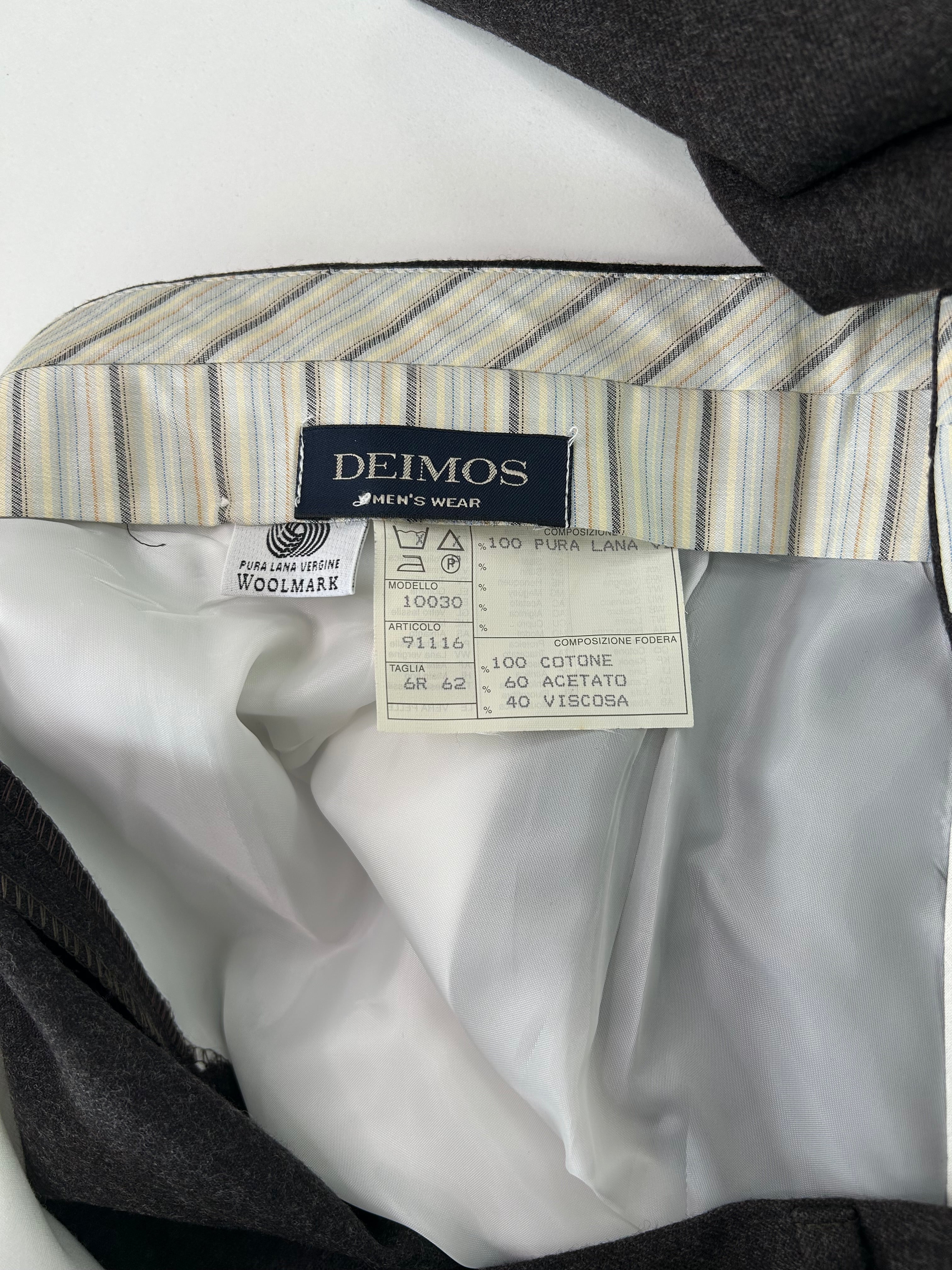 Dettaglio etichetta composizione pura lana vergine Woolmark, Deimos