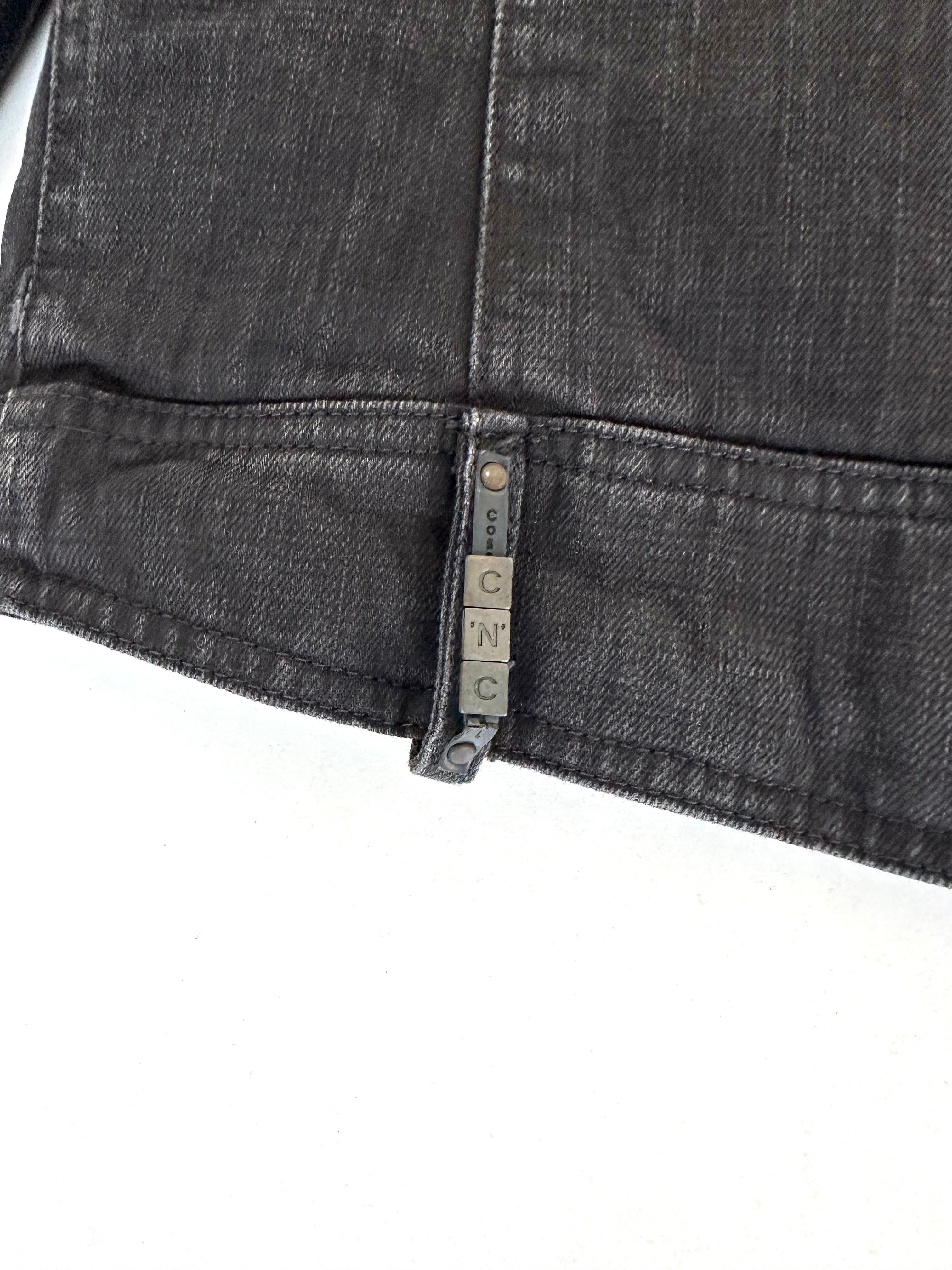 Primo piano manica in denim, giacca C'N'C Costume National