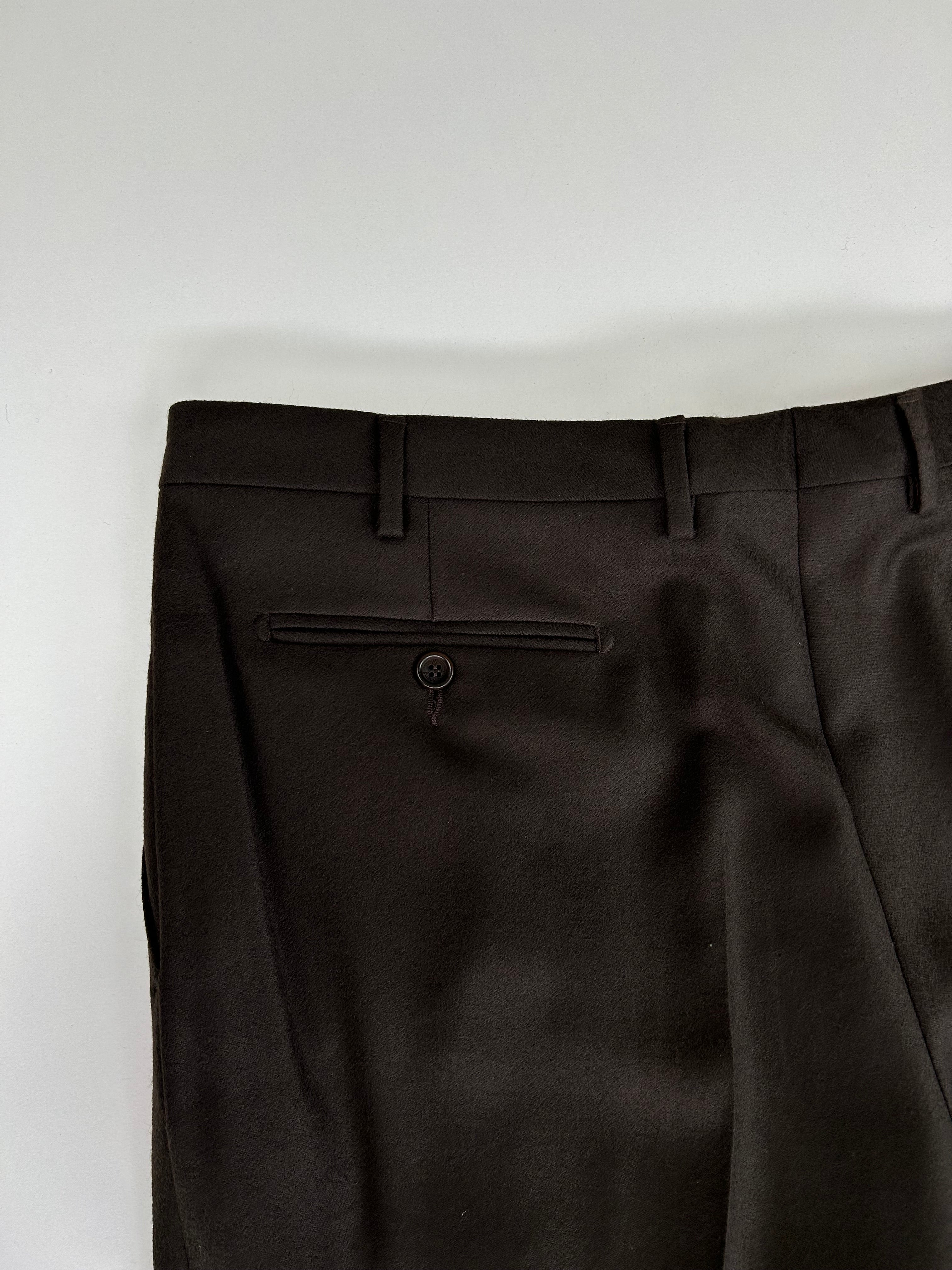 Aquascutum pantalone marrone scuro — nuovo con cartellino — IlBotteghino