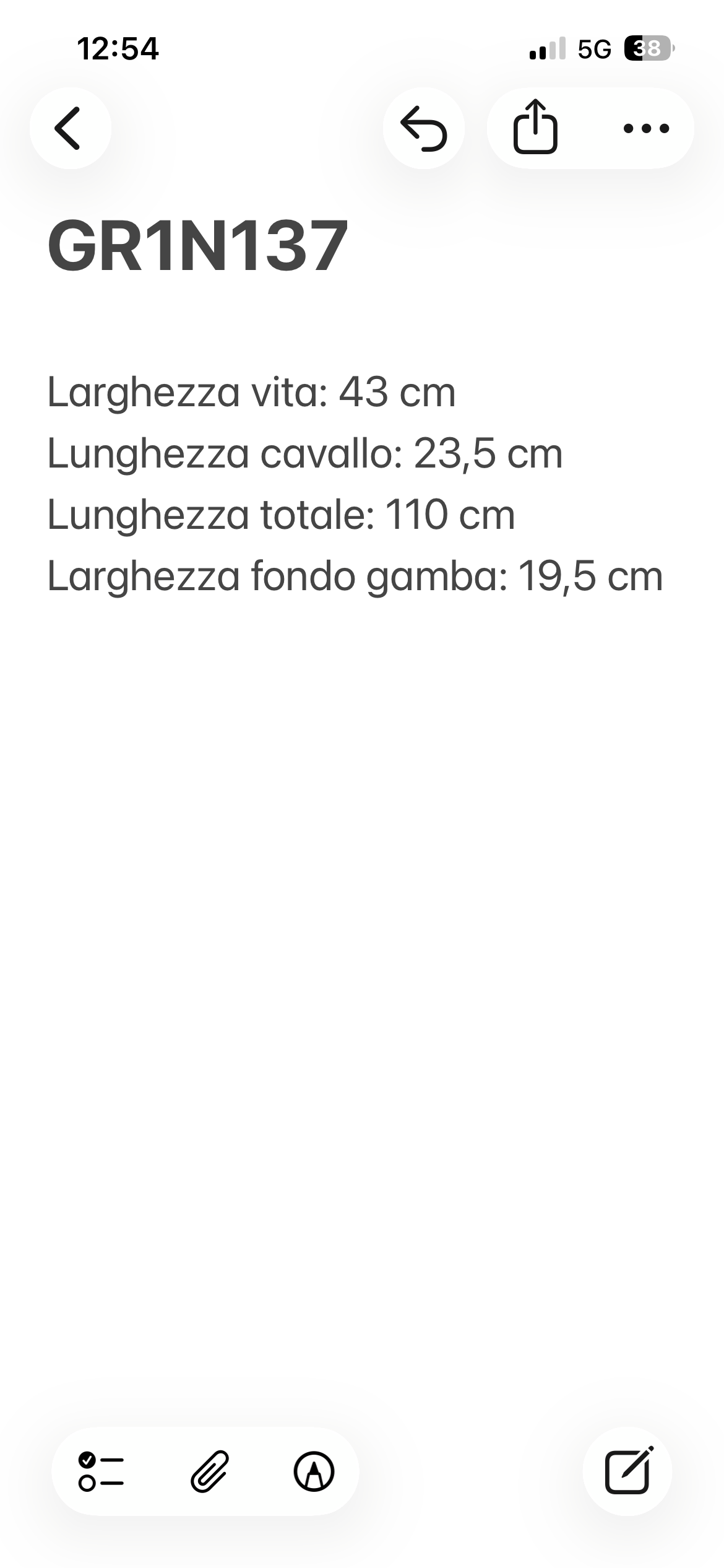 Trussardi pantalone blu — archivio sartoriale — IlBotteghino