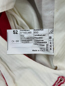 Pantalone Uomo Aquascutum Rosso 100% Cotone Made in Italy Sartoriale