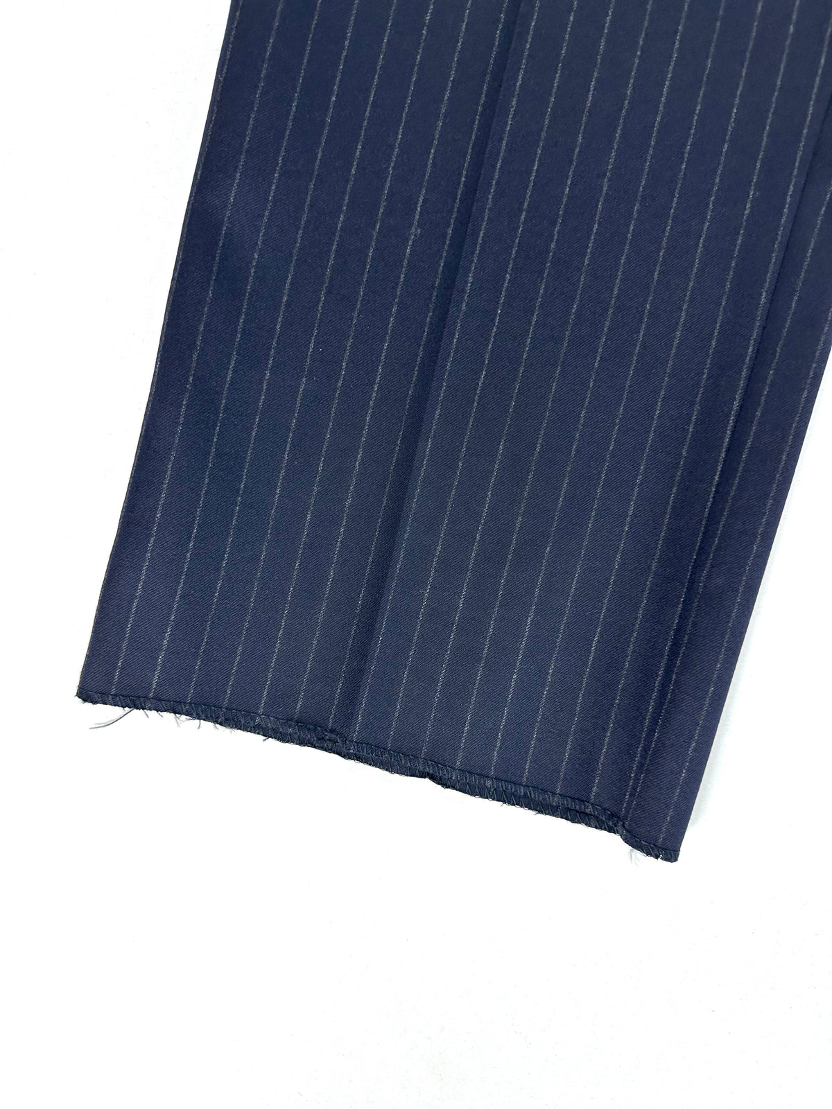 Fondo grezzo del pantalone Garrett's gessato, orlo da fare