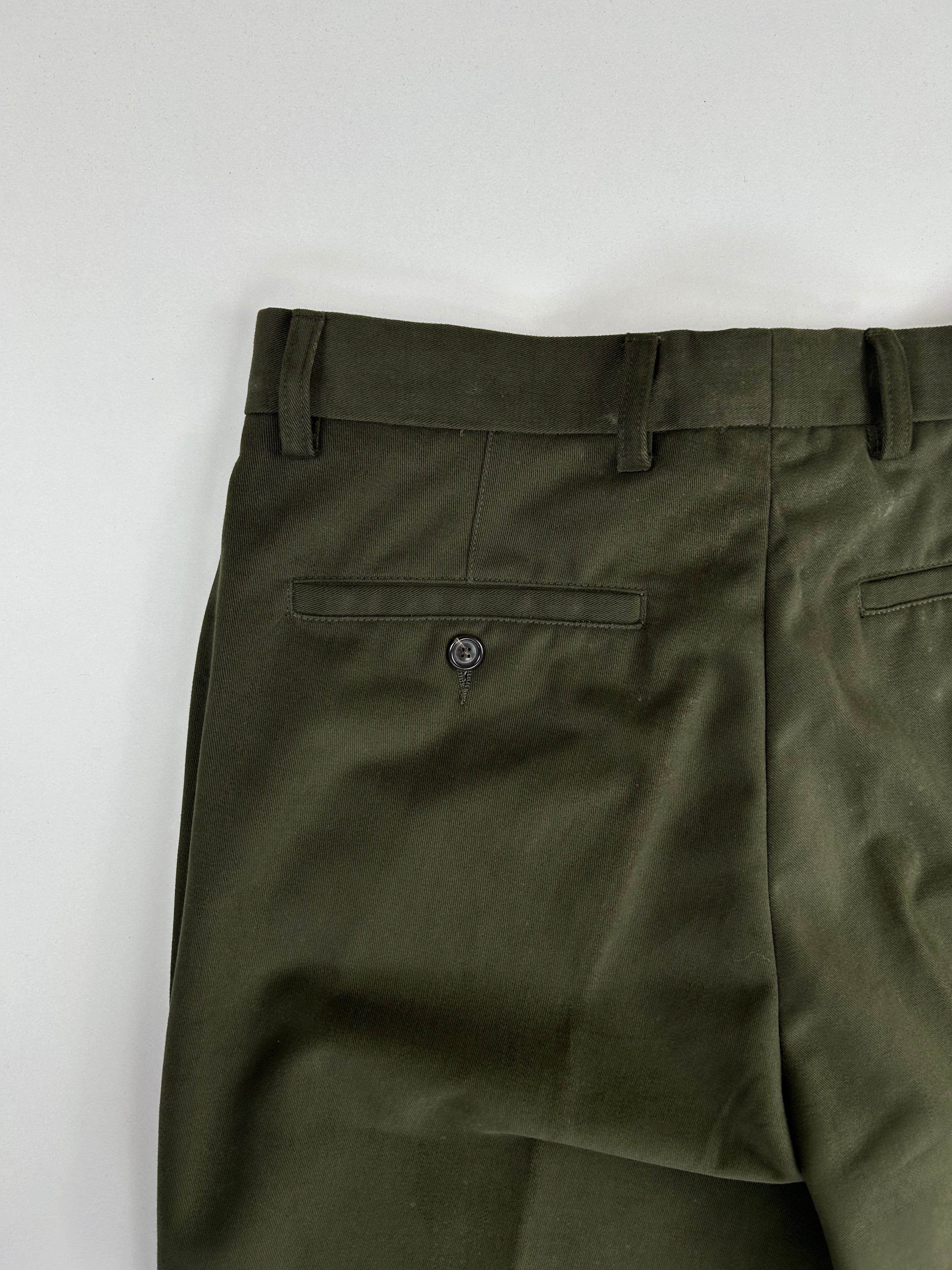 Peter Hadley pantalone verde — vista laterale — IlBotteghino