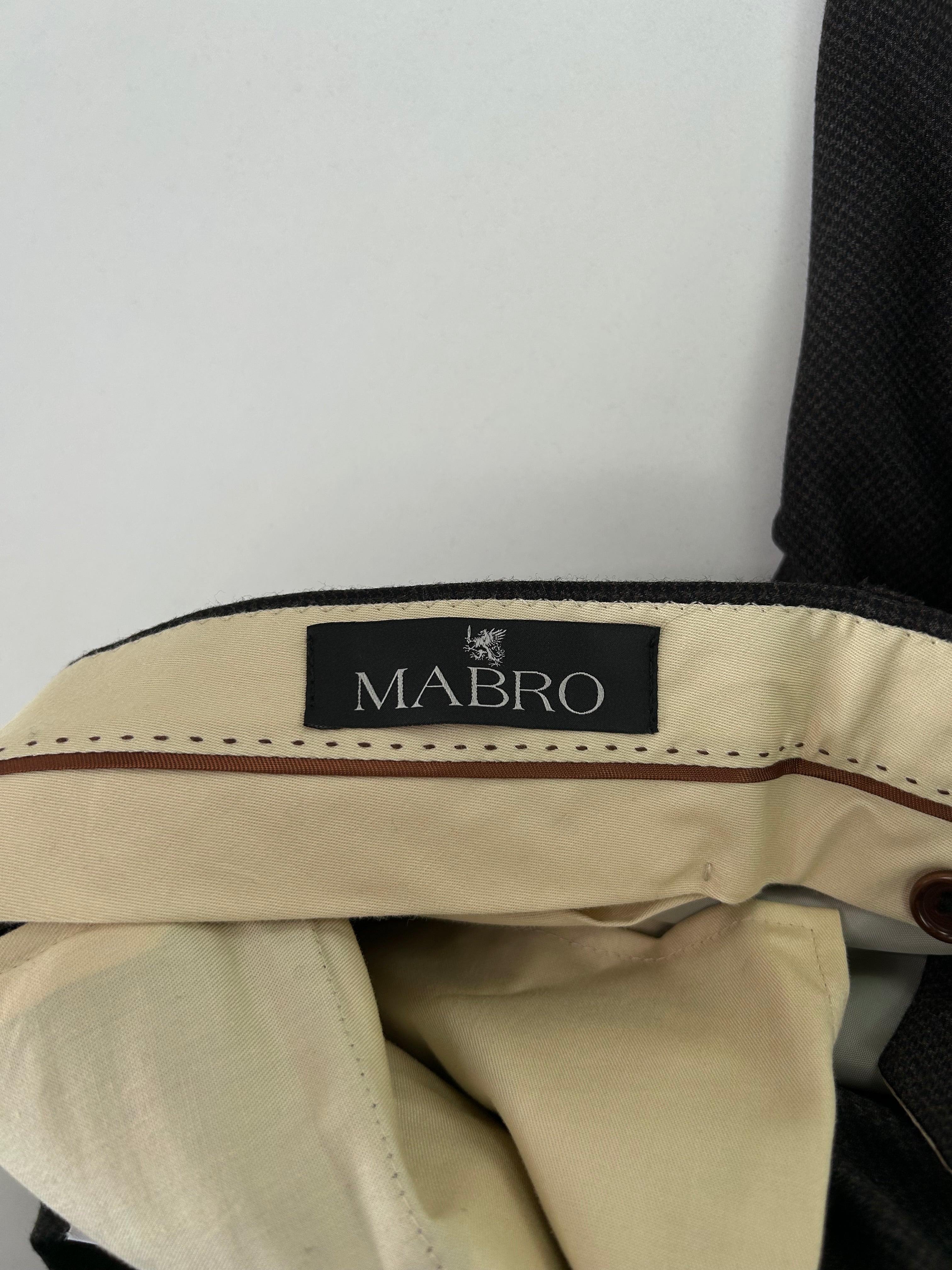 Mabro pantalone pied de poule — dettaglio tasca — IlBotteghino