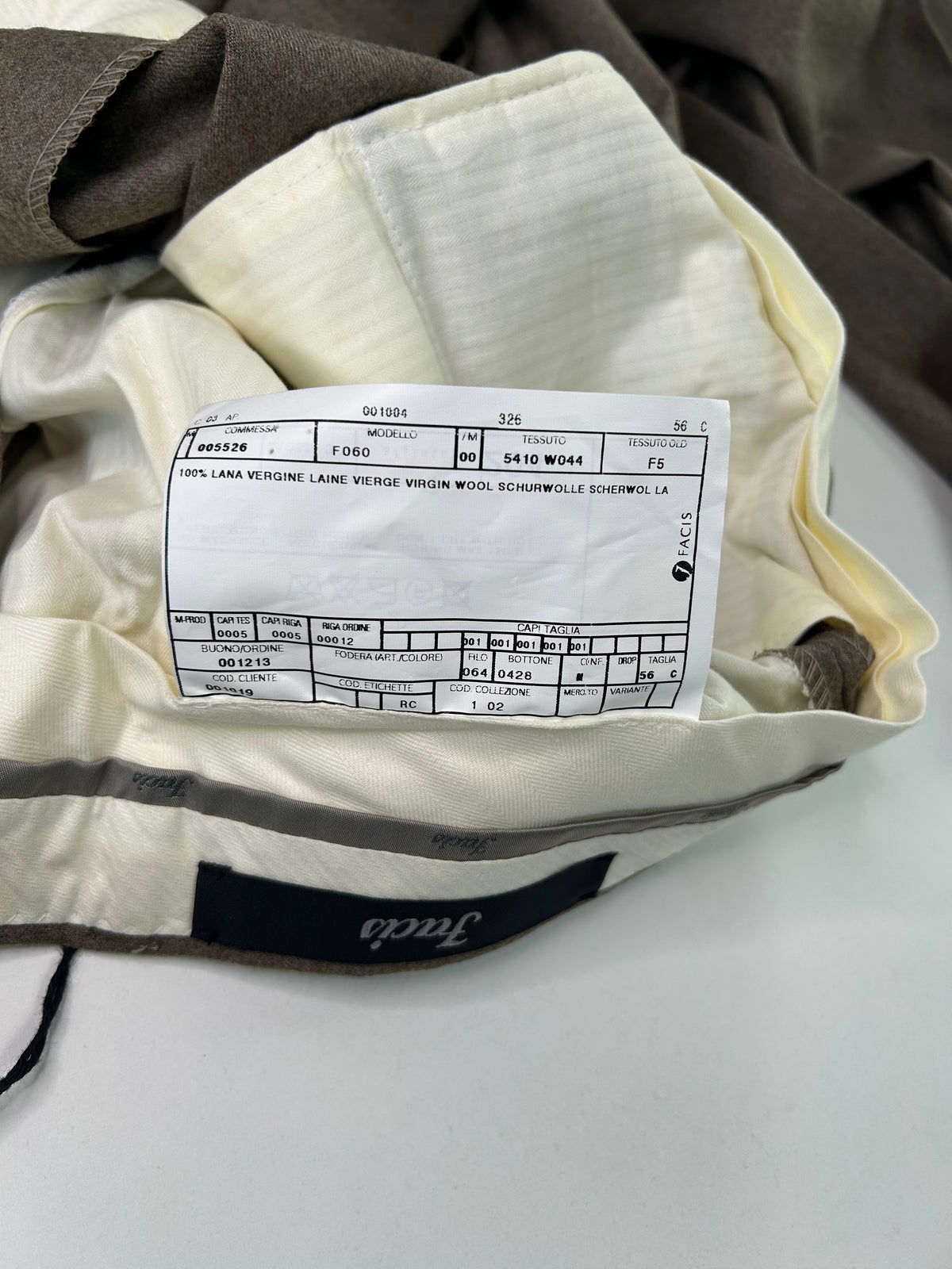 Facis pantalone beige sabbia — pezzo unico — IlBotteghino