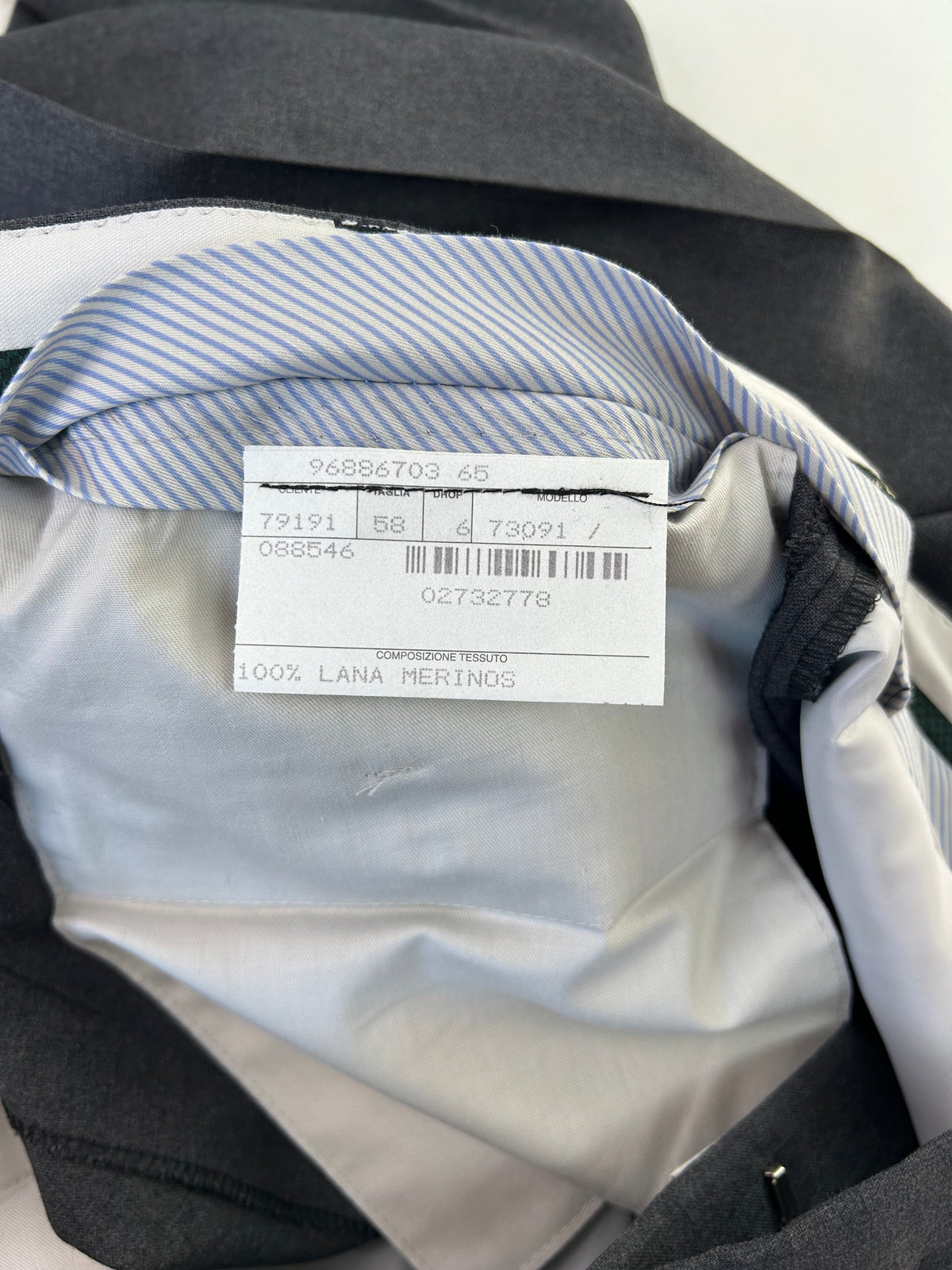 Berry pantalone grigio scuro — dettaglio tasca — IlBotteghino