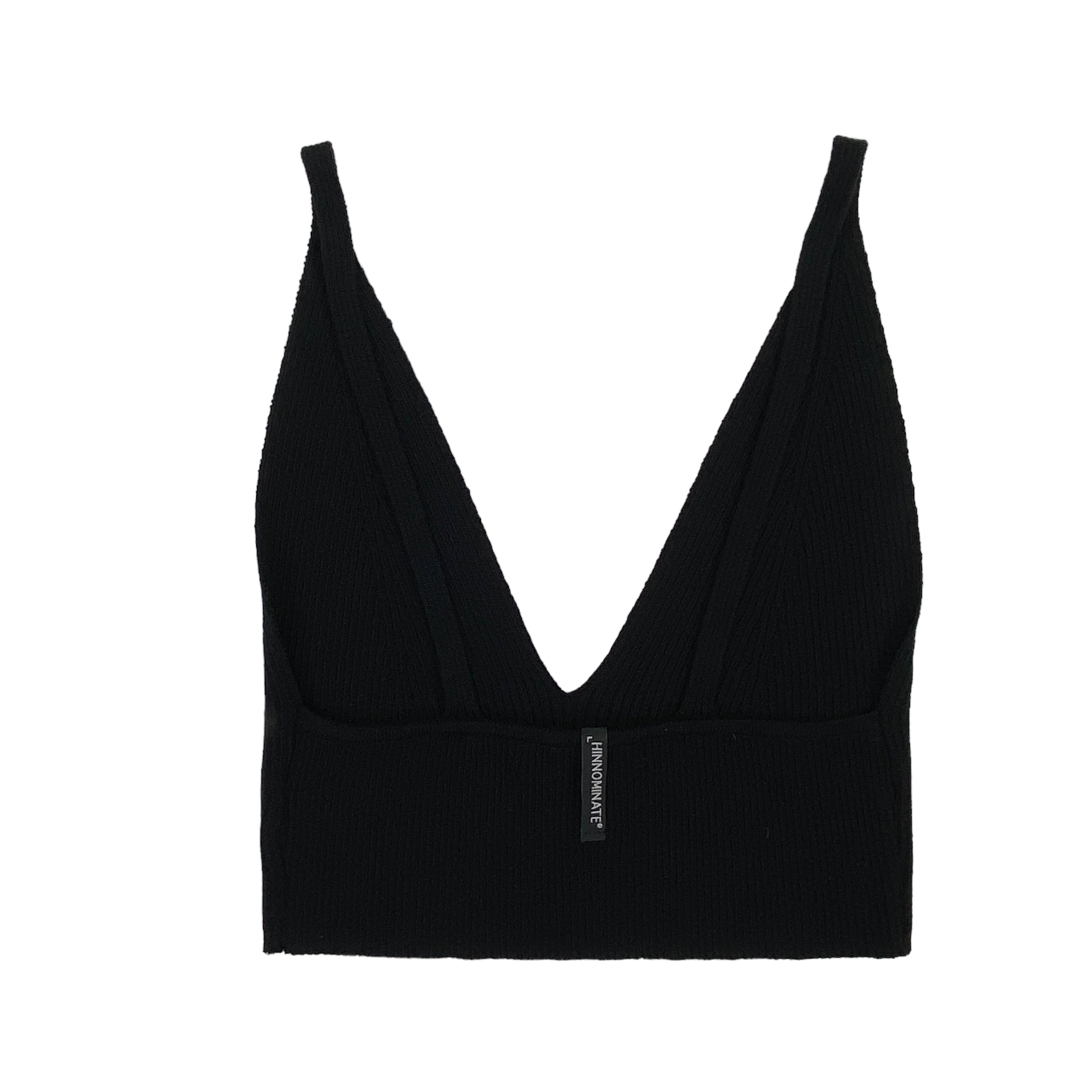 Hinnominate top bretelle nero — pezzo unico d'archivio — IlBotteghino