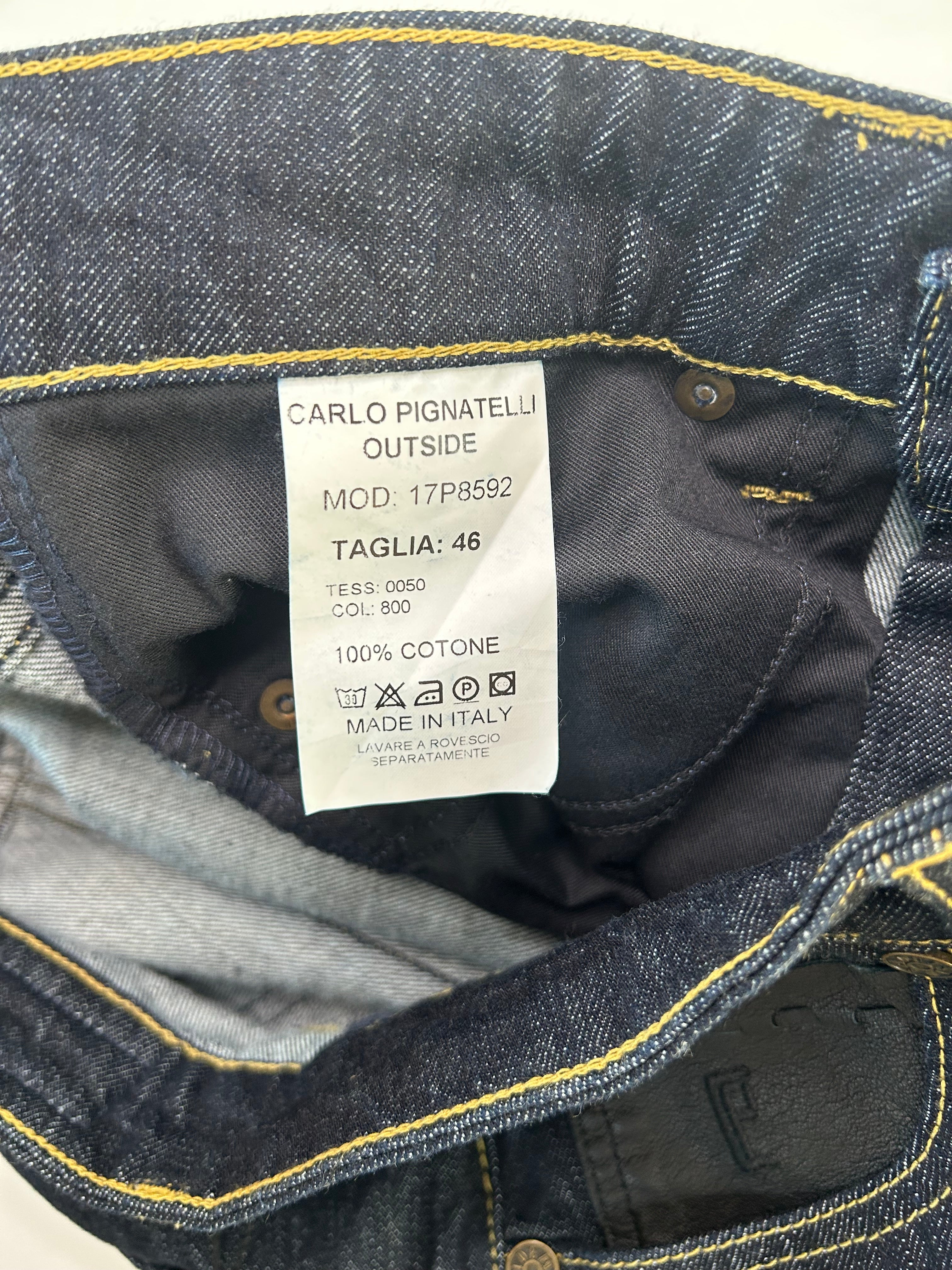 Carlo Pignatelli jeans — dettaglio tasca — IlBotteghino