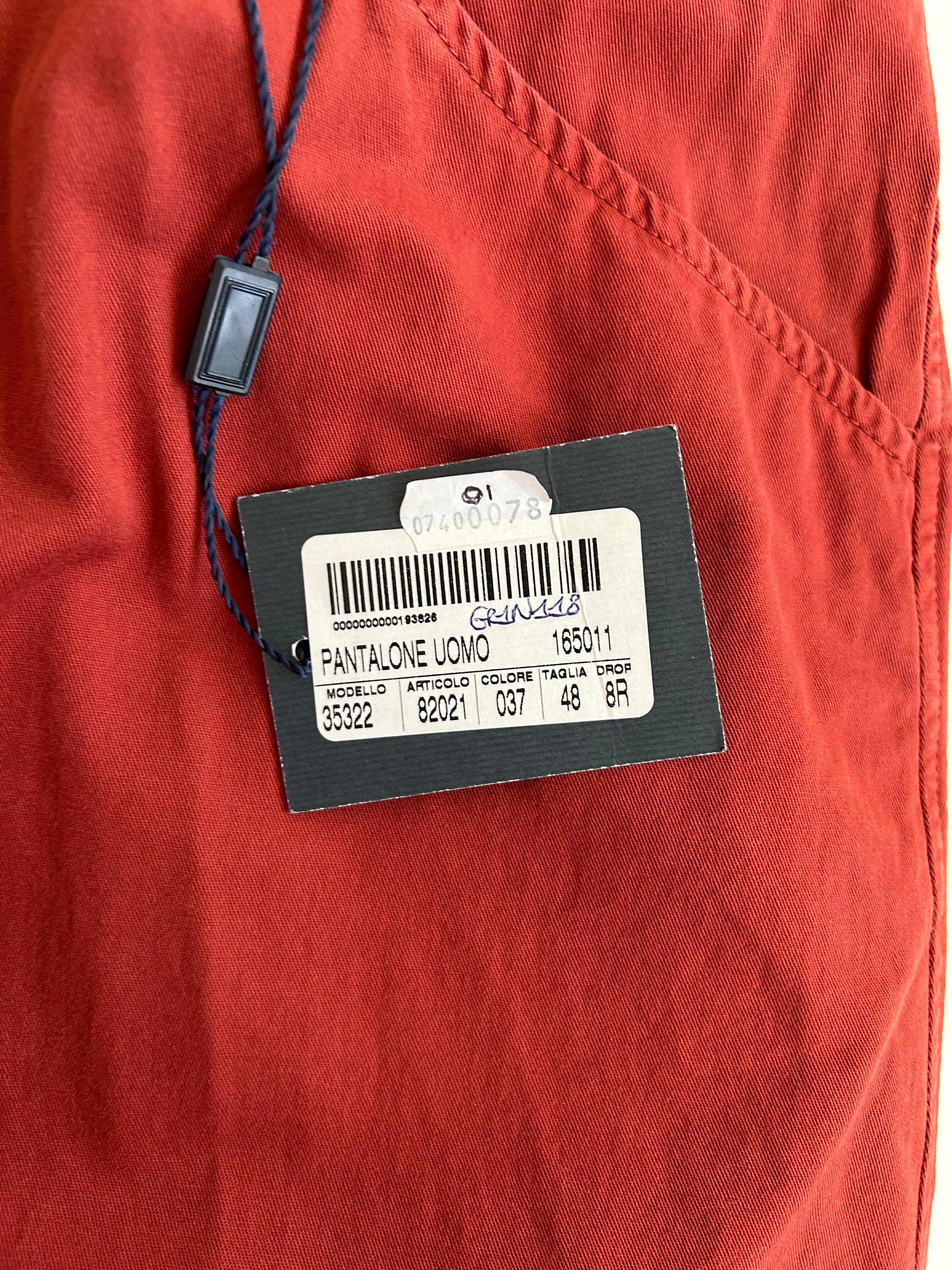 Deimos Sport pantalone rosso — archivio sartoriale — IlBotteghino