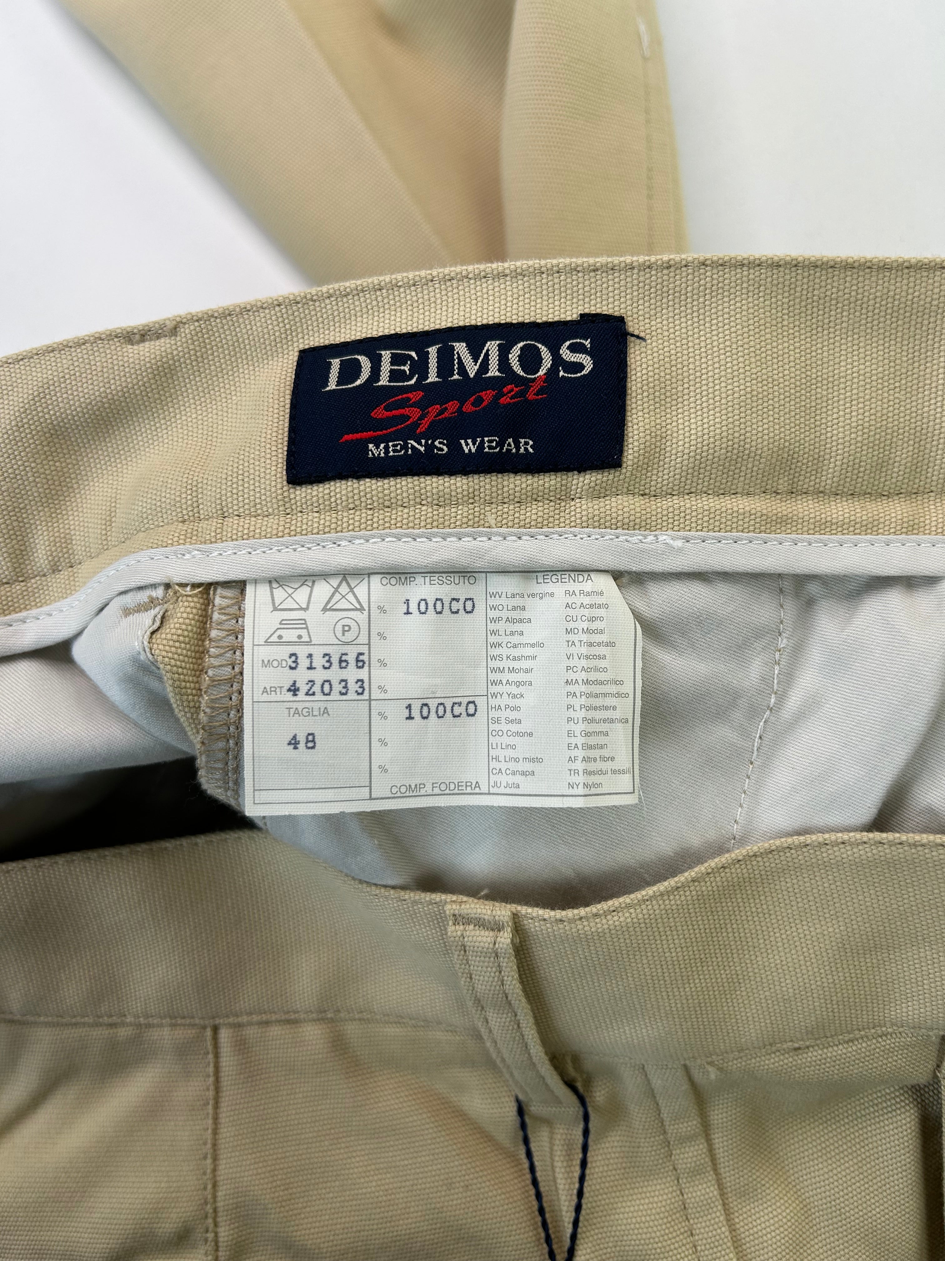 Deimos Sport pantalone beige — dettaglio tasca — IlBotteghino
