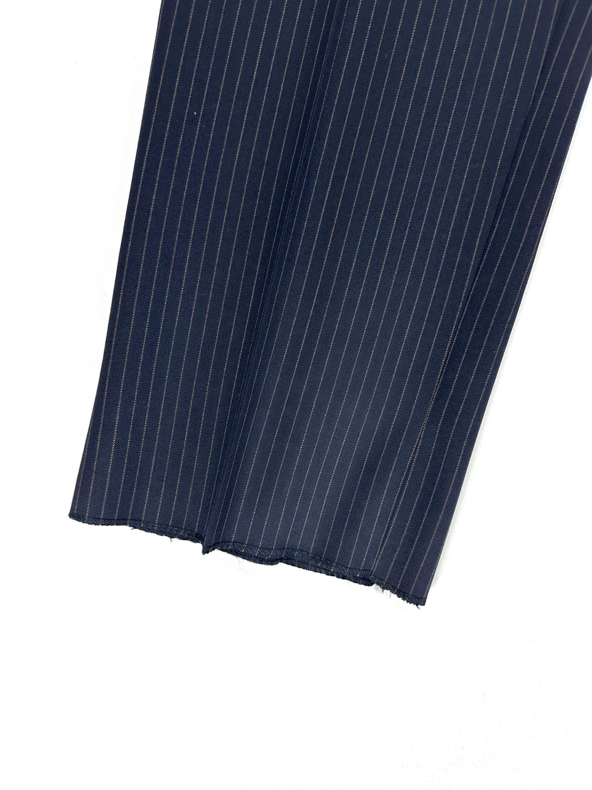 Fondo grezzo del pantalone Garrett's gessato, orlo da fare