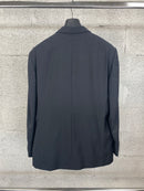 Completo Carlo Pignatelli gessato blu, giacca vista frontale