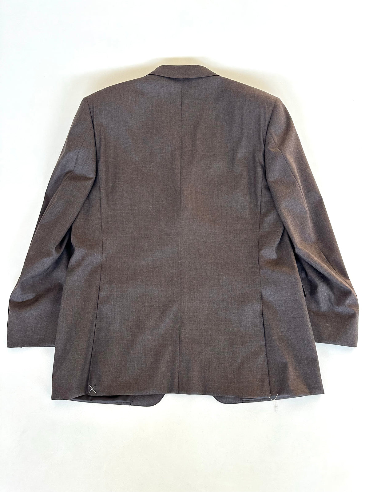 Canali completo marrone — giacca stesa a piatto, retro — IlBotteghino