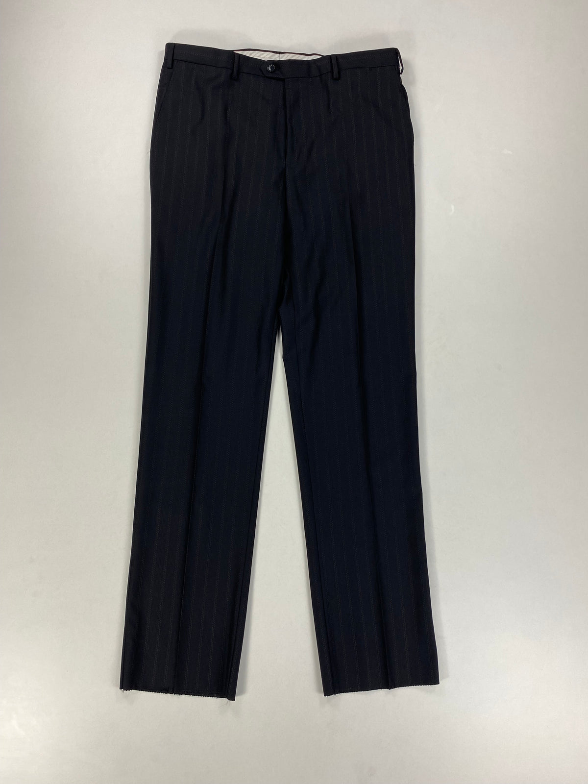 Pantalone Pal Zileri Cerimonia nero gessato, vista frontale intera