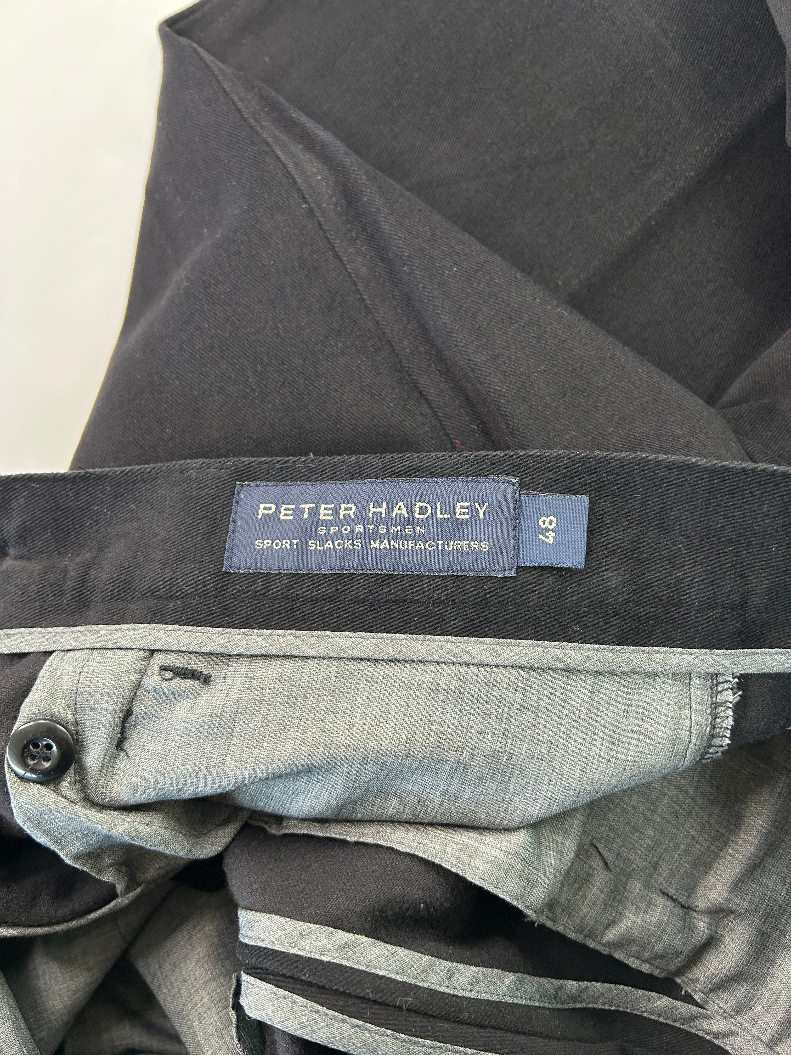 Peter Hadley Sport pantalone nero — dettaglio tasca — IlBotteghino