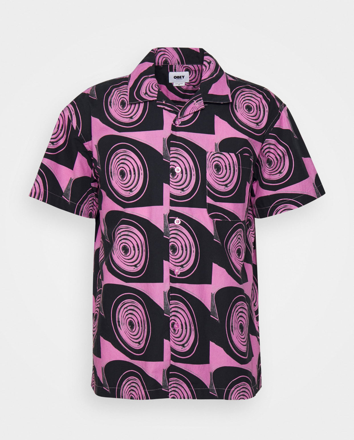 Camicia Obey Lankershim Wild Rose, taglie S e M — IlBotteghino