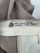 Pantalone Sartoriale Uomo Giorgio Reggiani Tortora – Pura Lana Vergine Made in Italy