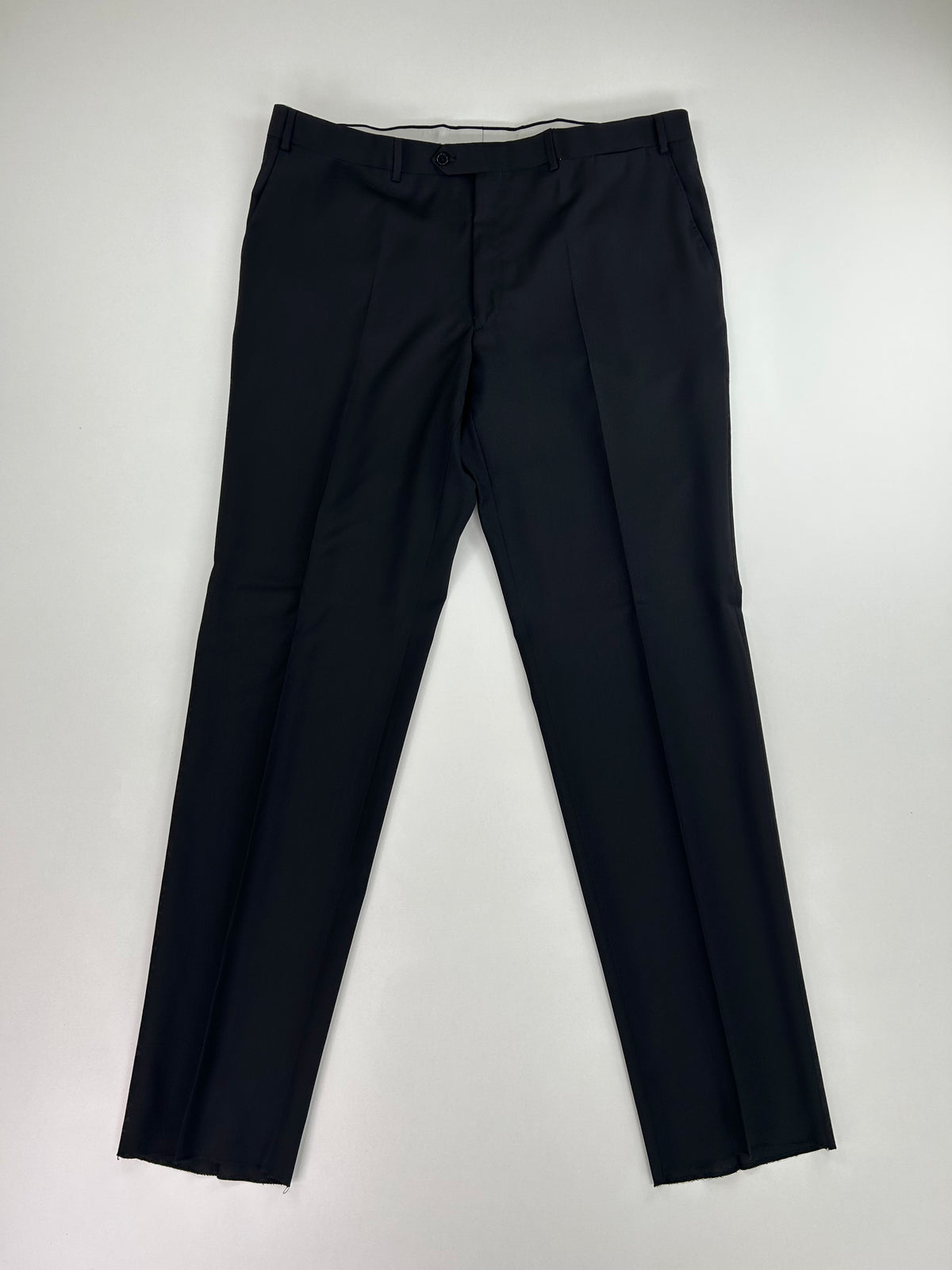 Pantalone sartoriale Berry nero lana merino, taglia IT 62 — IlBotteghino