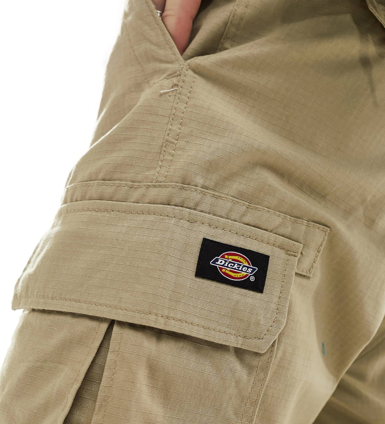 Dickies cargo Millerville kaki — dettaglio tasche — IlBotteghino