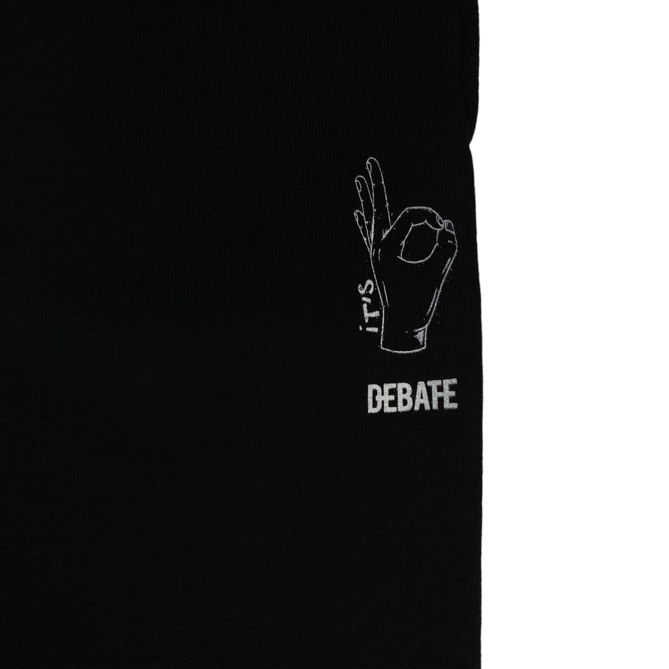 Debate pantalone tuta nero — streetwear d'archivio — IlBotteghino