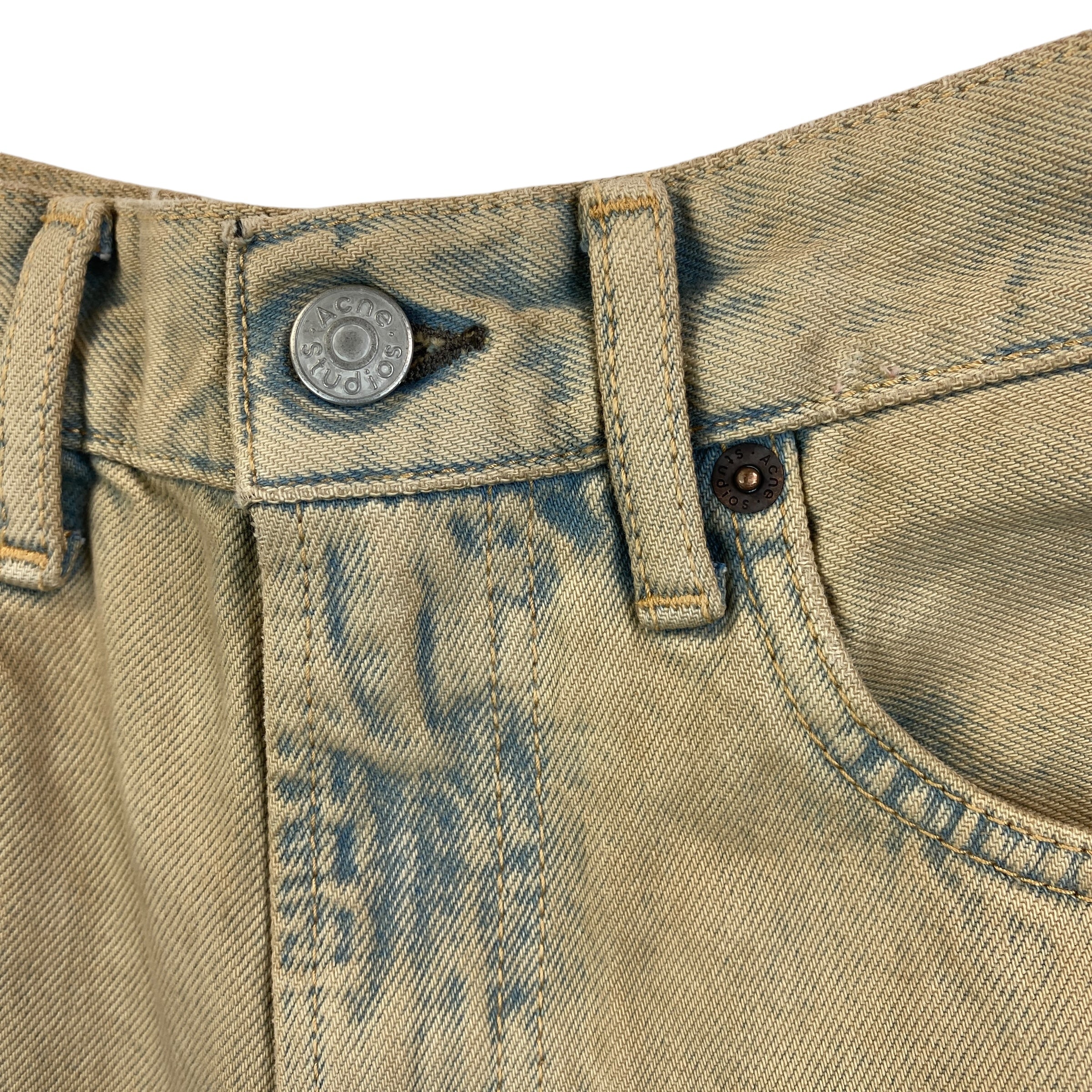 Acne Studios jeans baggy — logo posteriore — IlBotteghino