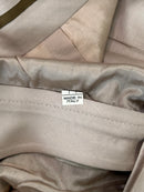 Pantalone Sartoriale Uomo Giorgio Reggiani Lana Seta Made in Italy Grigio Chiaro Mélange