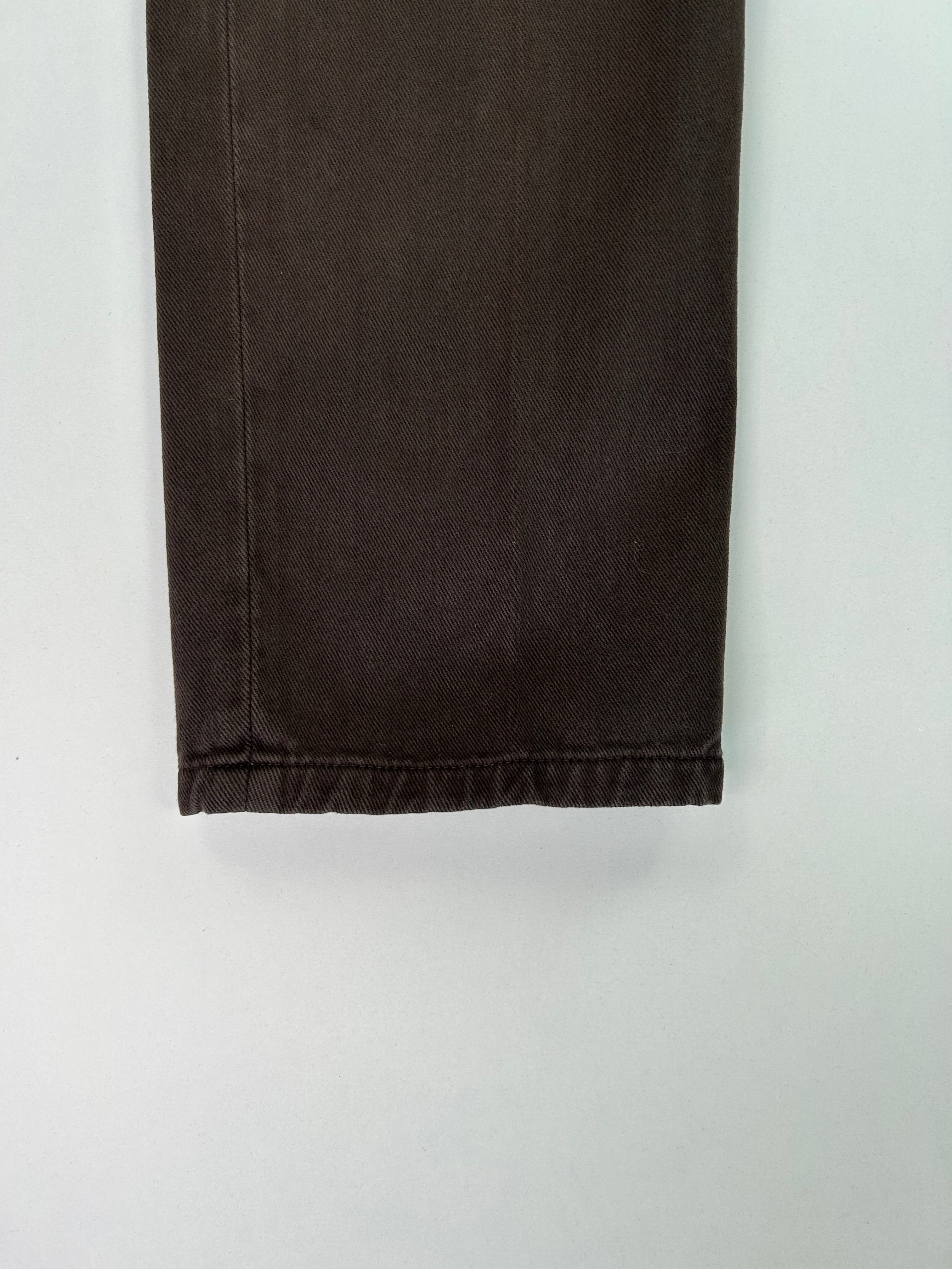 Peter Hadley pantalone marrone — dettaglio tasca — IlBotteghino