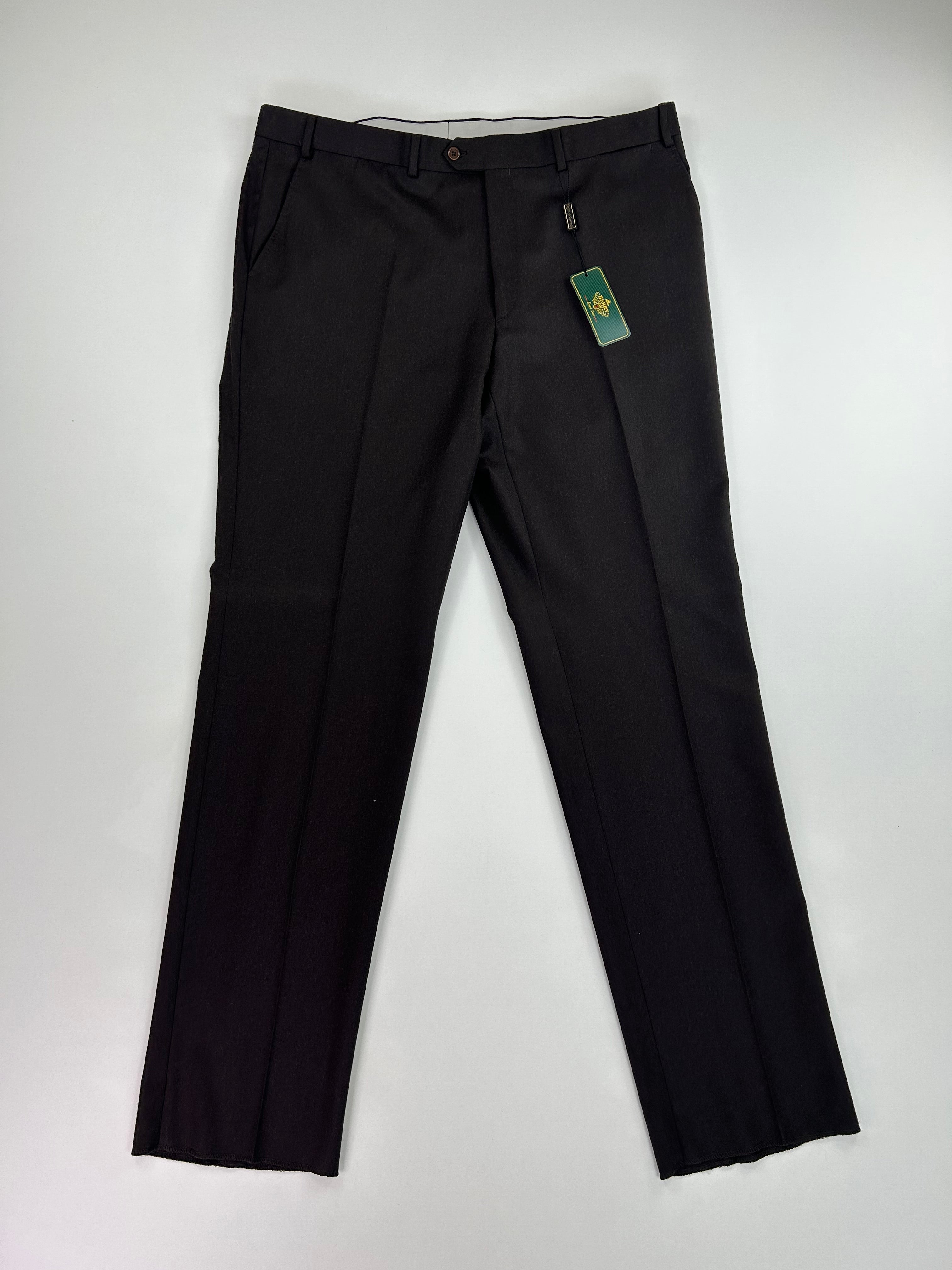 Pantalone sartoriale Berry marrone Super 100's, taglia IT 60 — IlBotteghino