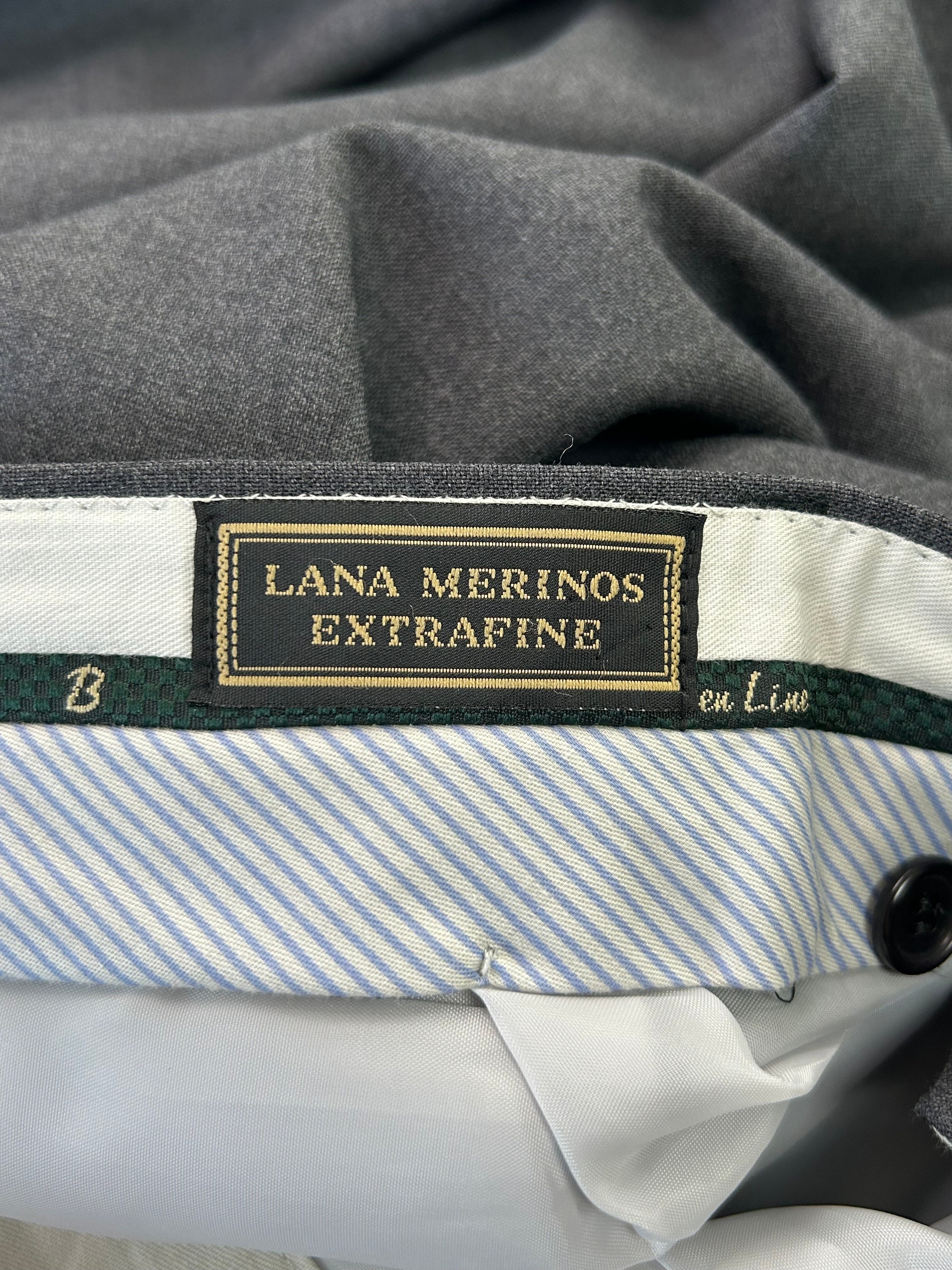 Berry Green Line pantalone grigio — vista laterale — IlBotteghino