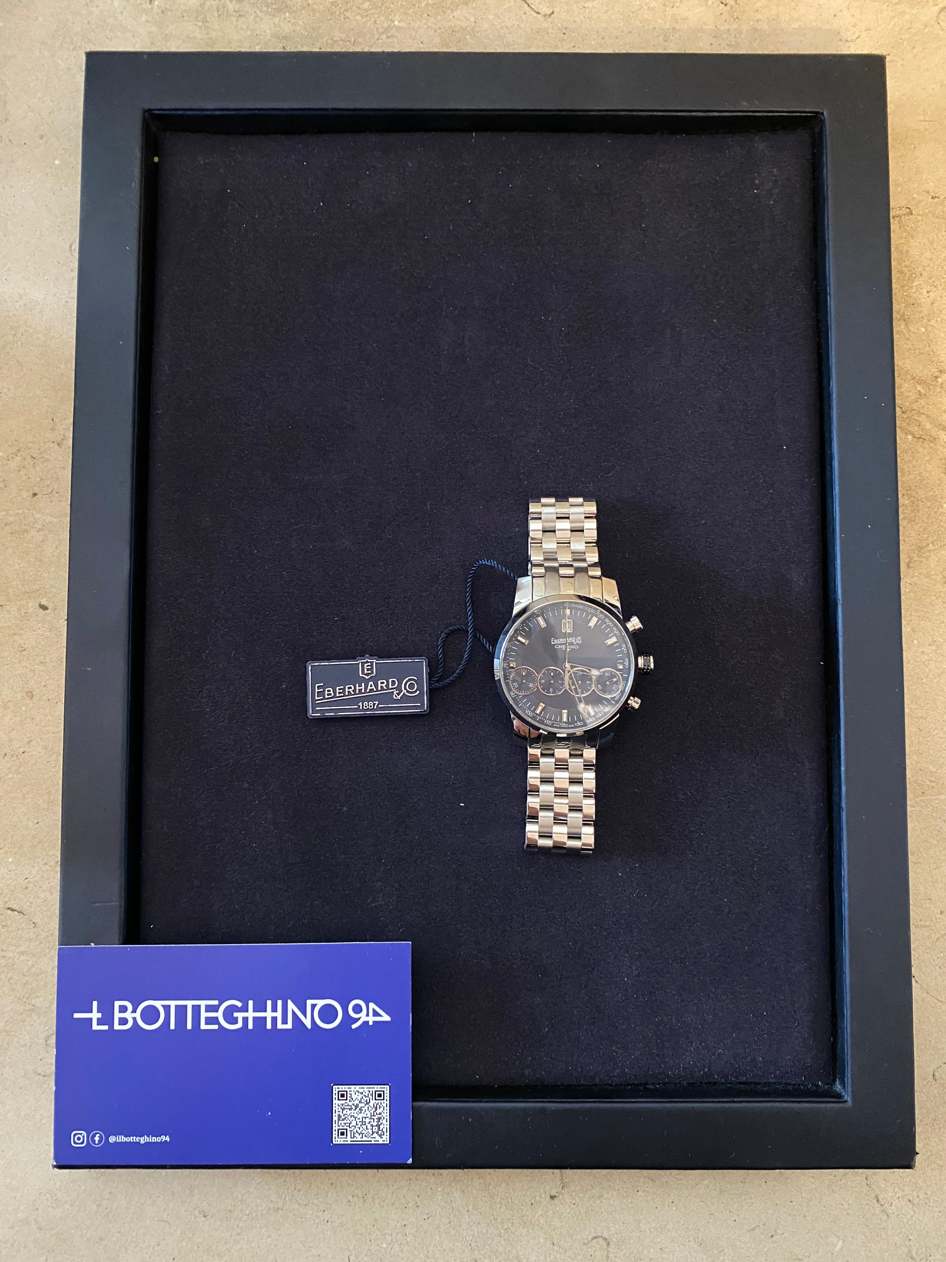 Eberhard Chrono 4 — dettaglio quadrante — IlBotteghino