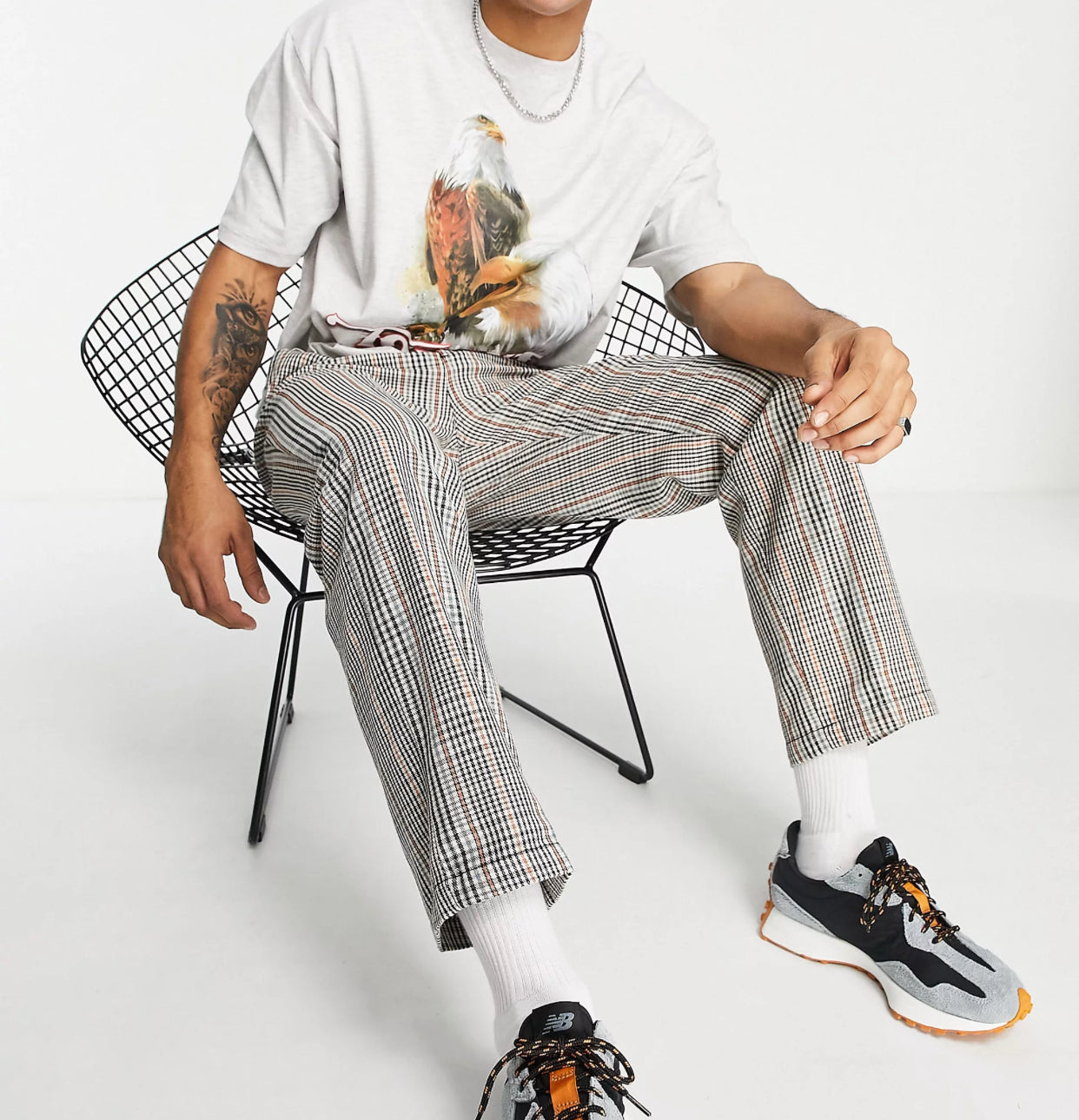 Obey pantalone Estate Plaid — dettaglio tasche — IlBotteghino