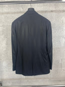 Completo Carlo Pignatelli gessato blu, giacca vista frontale