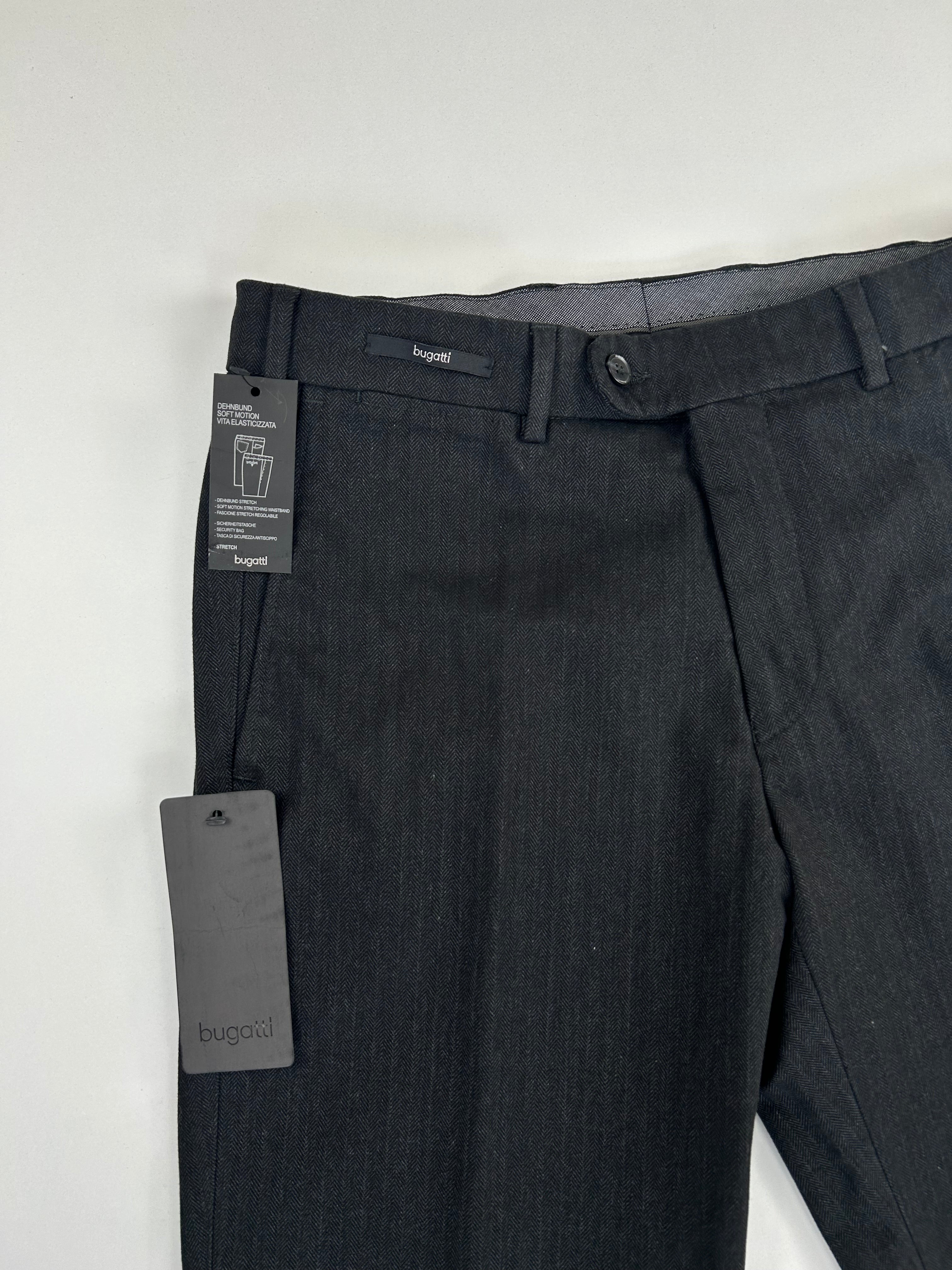 Bugatti pantalone nero — nuovo con cartellino — IlBotteghino