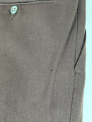 Pantalone Sartoriale Uomo Erremme Lana Vergine Made in Italy Marrone Testa di Moro