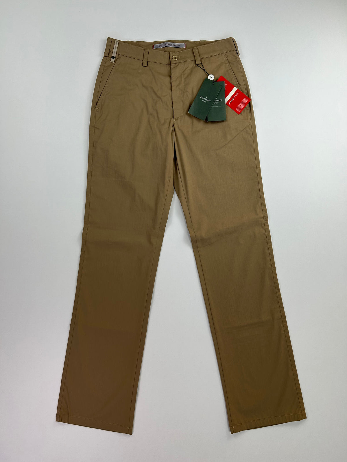 Pantalone Trussardi Sport beige senza pinces, taglia IT 48 — IlBotteghino