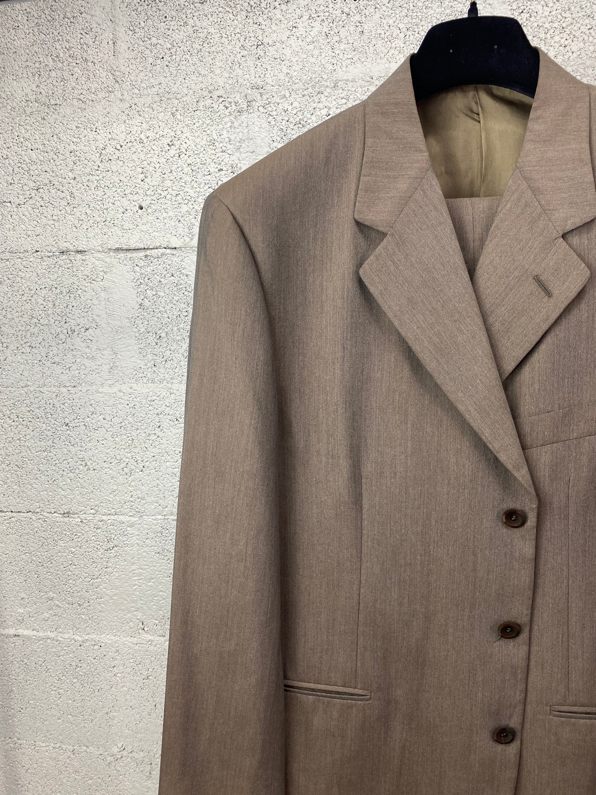 Calabró by Forall Abito Tortora Pura Seta — Silk Suit IT 52