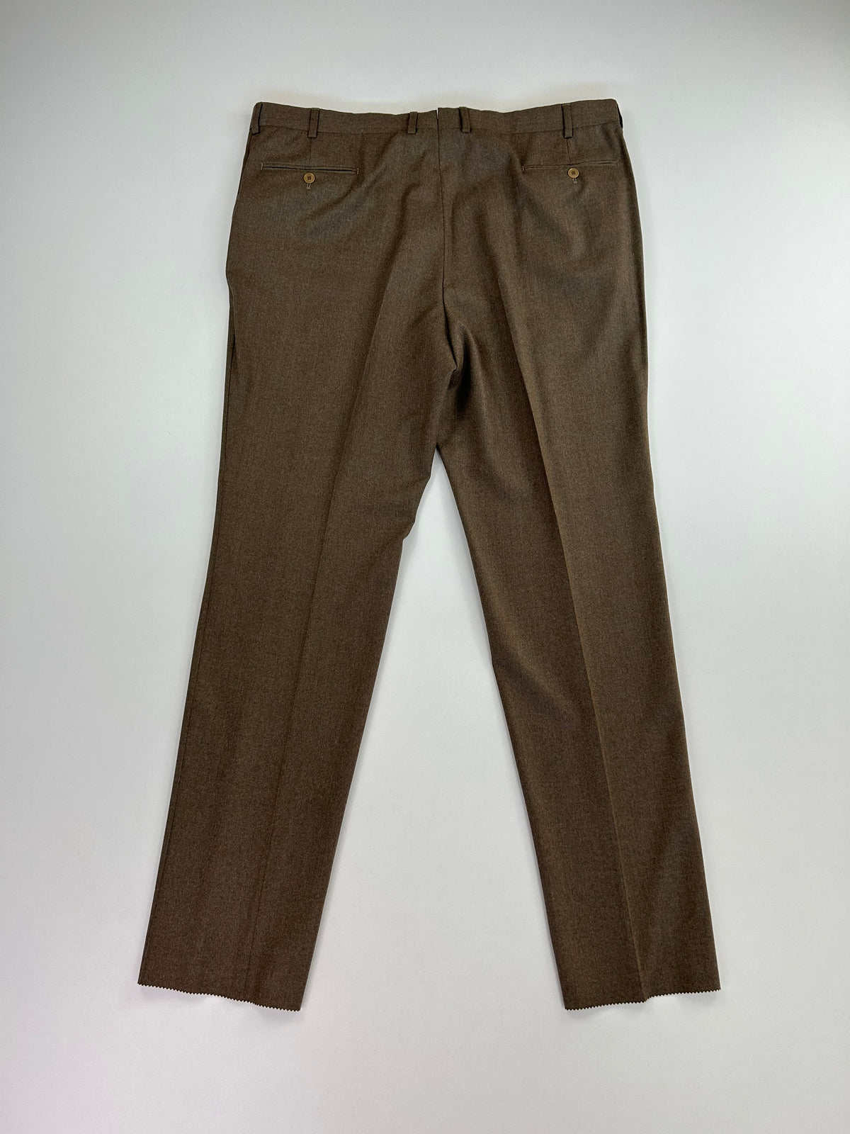 Facis pantalone marrone chiaro — lana vergine — IlBotteghino