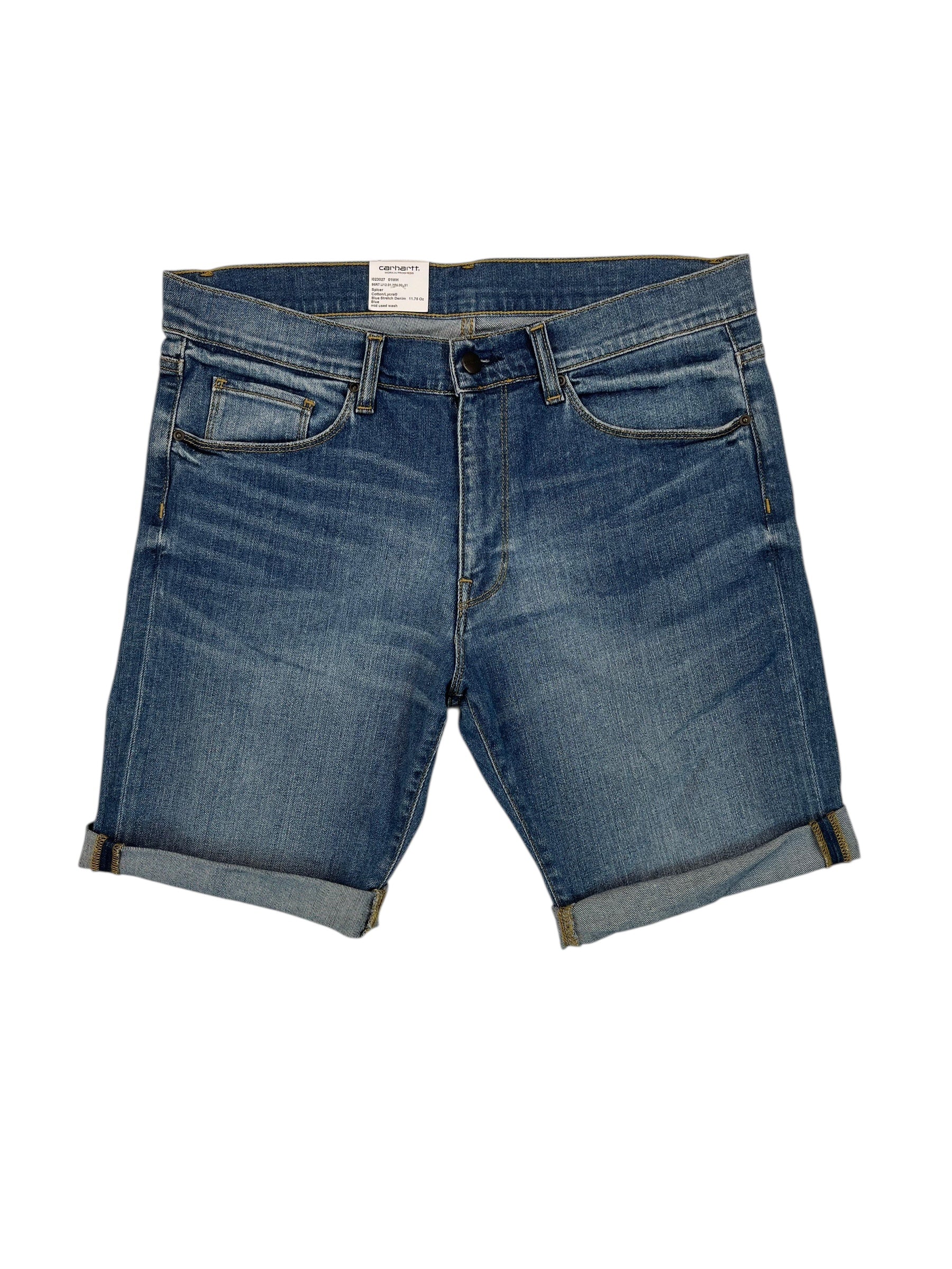Short Uomo Carhartt Swell Blu – Workwear Casual Fit US31 / US33