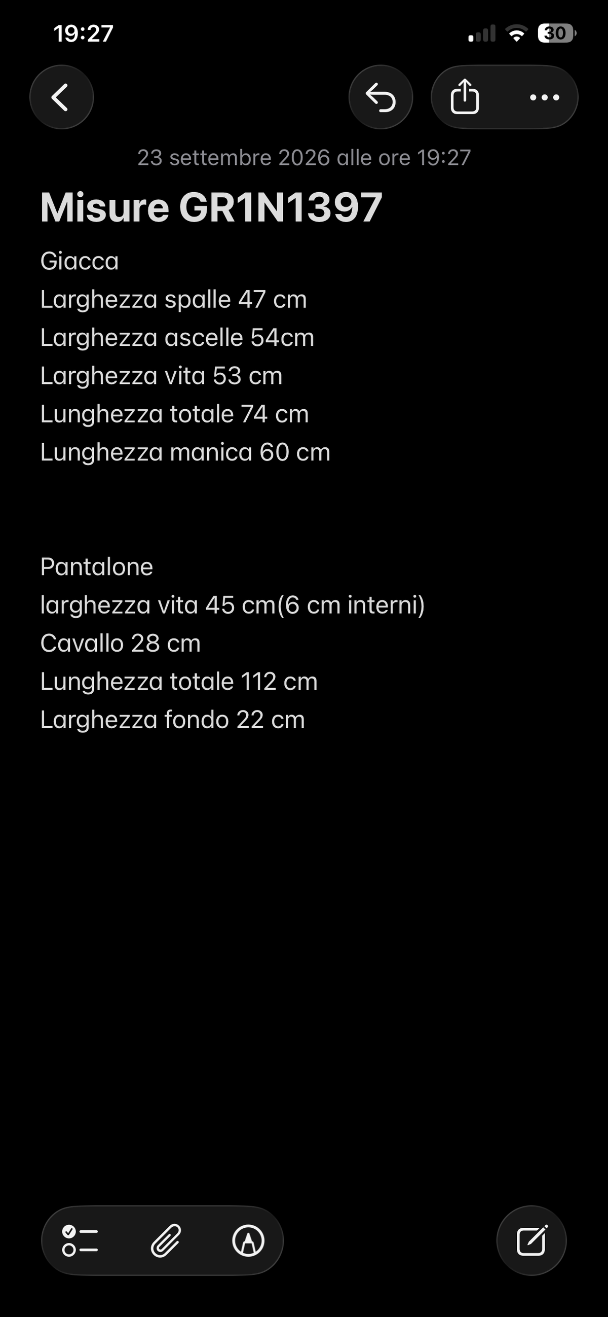 Completo Garrett's grigio mélange stretch FA2N1397, taglia IT 50
