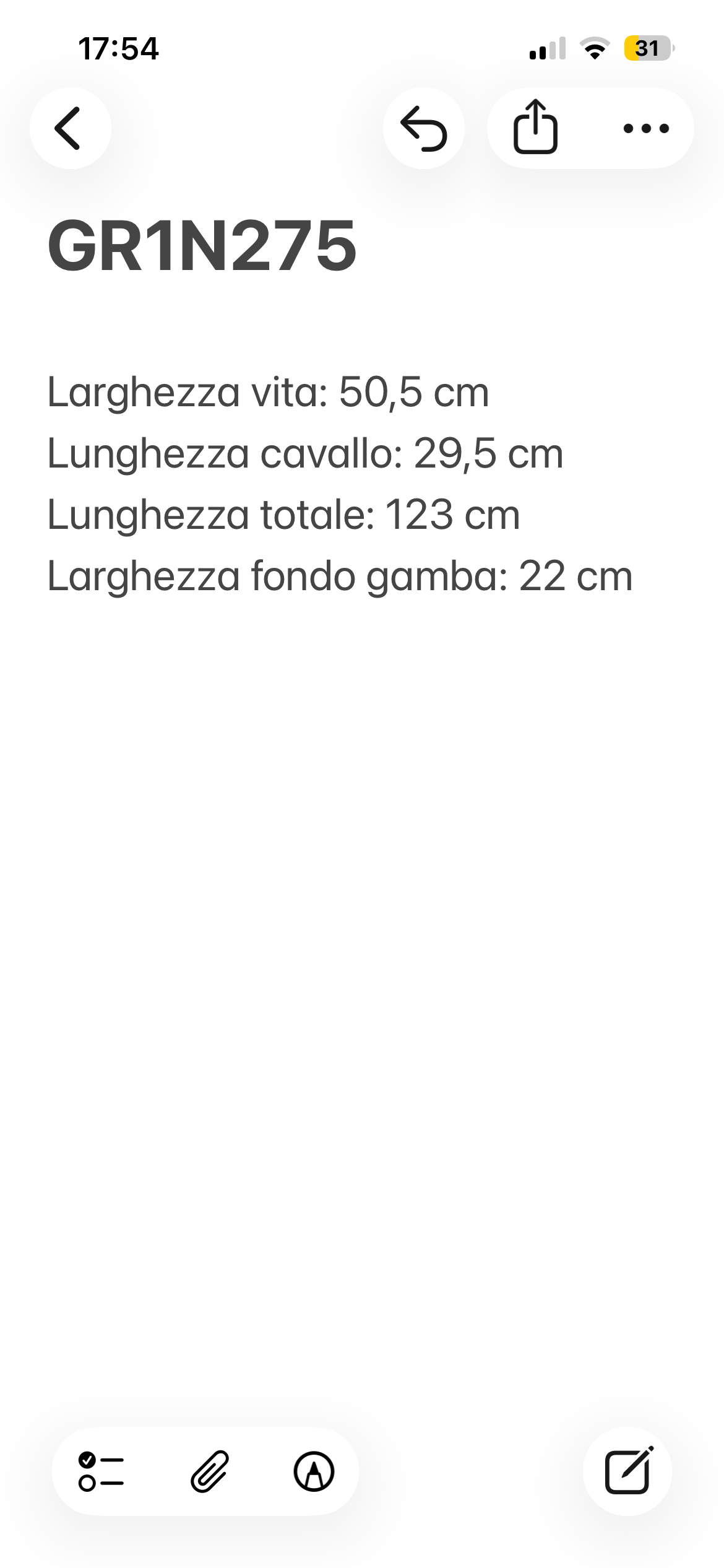 Mabro pantalone blu notte — pezzo unico — IlBotteghino
