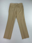 Aquascutum Pantalone Uomo Beige 100% Cotone Taglia 54 Made in Italy