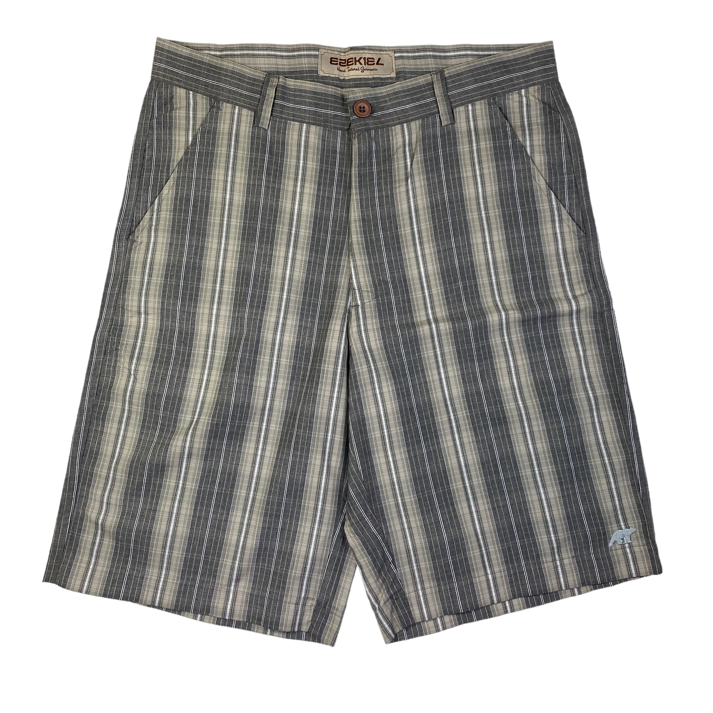 Short Ezekiel a righe grigio, taglia US 30 — IlBotteghino