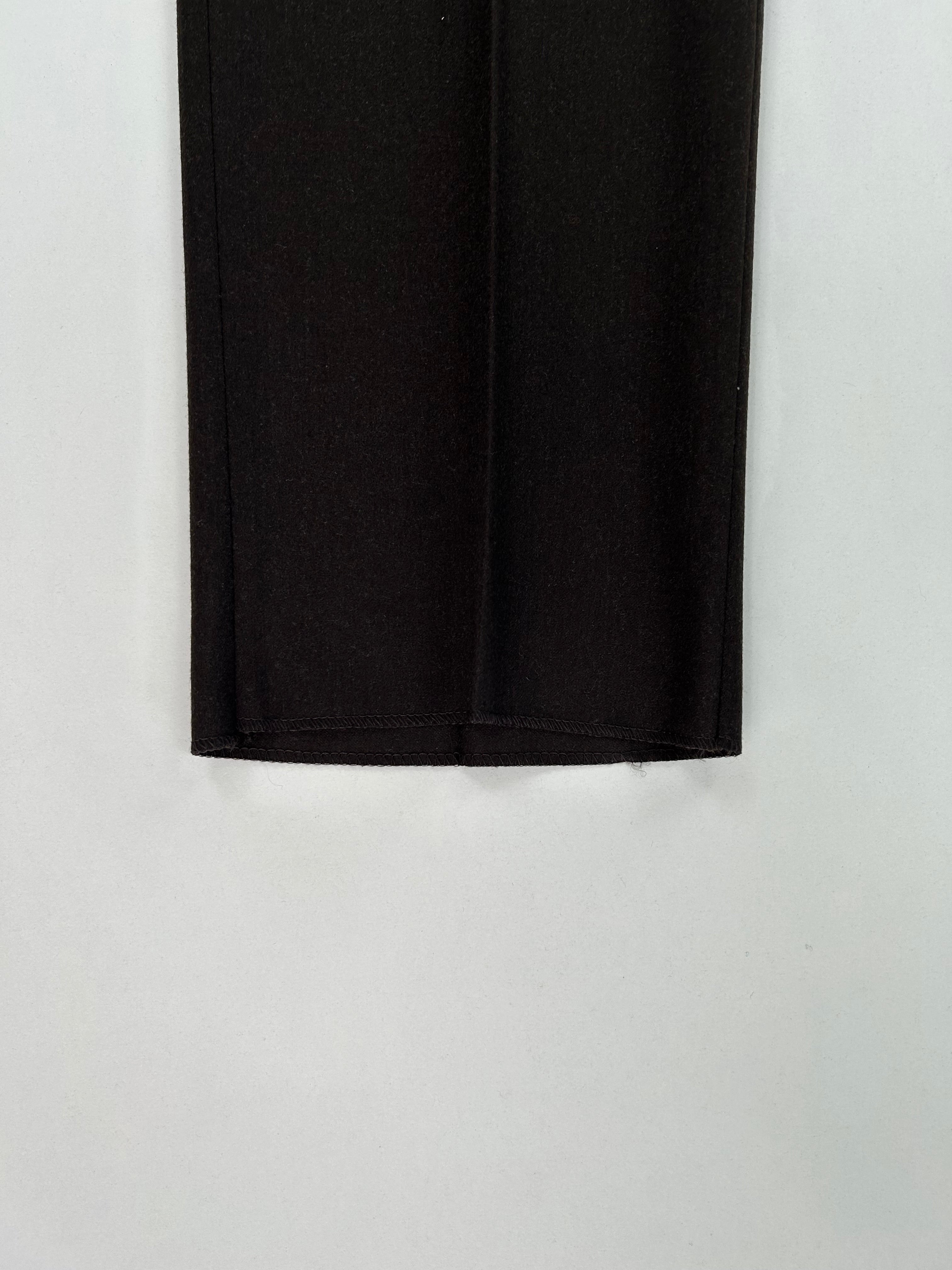 Berry pantalone marrone scuro — dettaglio tasca — IlBotteghino
