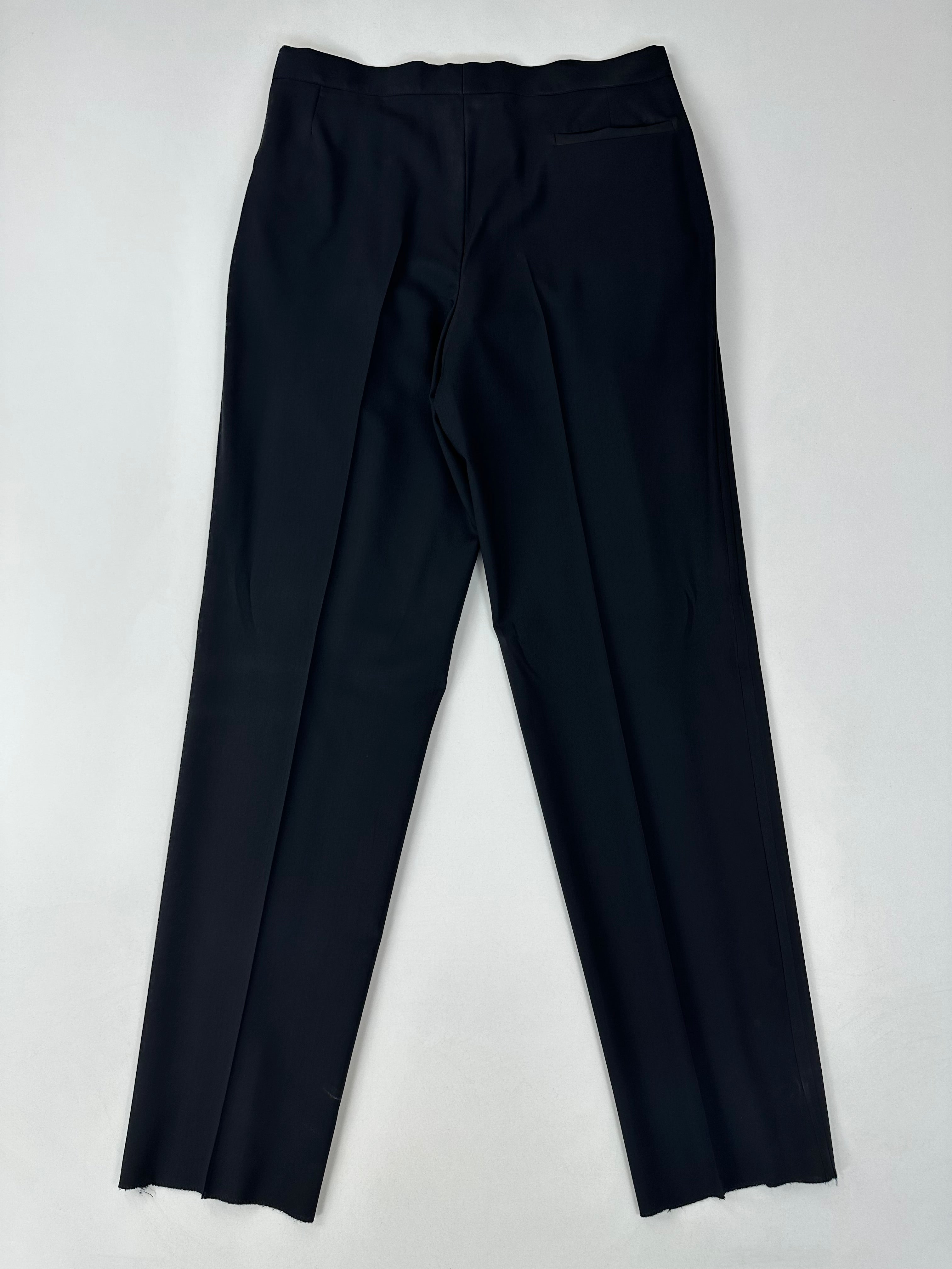 Abito Gianni Versace nero smoking, dettaglio manica
