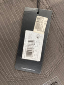 Pantalone Hugo Boss Maine nero gessato, etichetta composizione e taglia