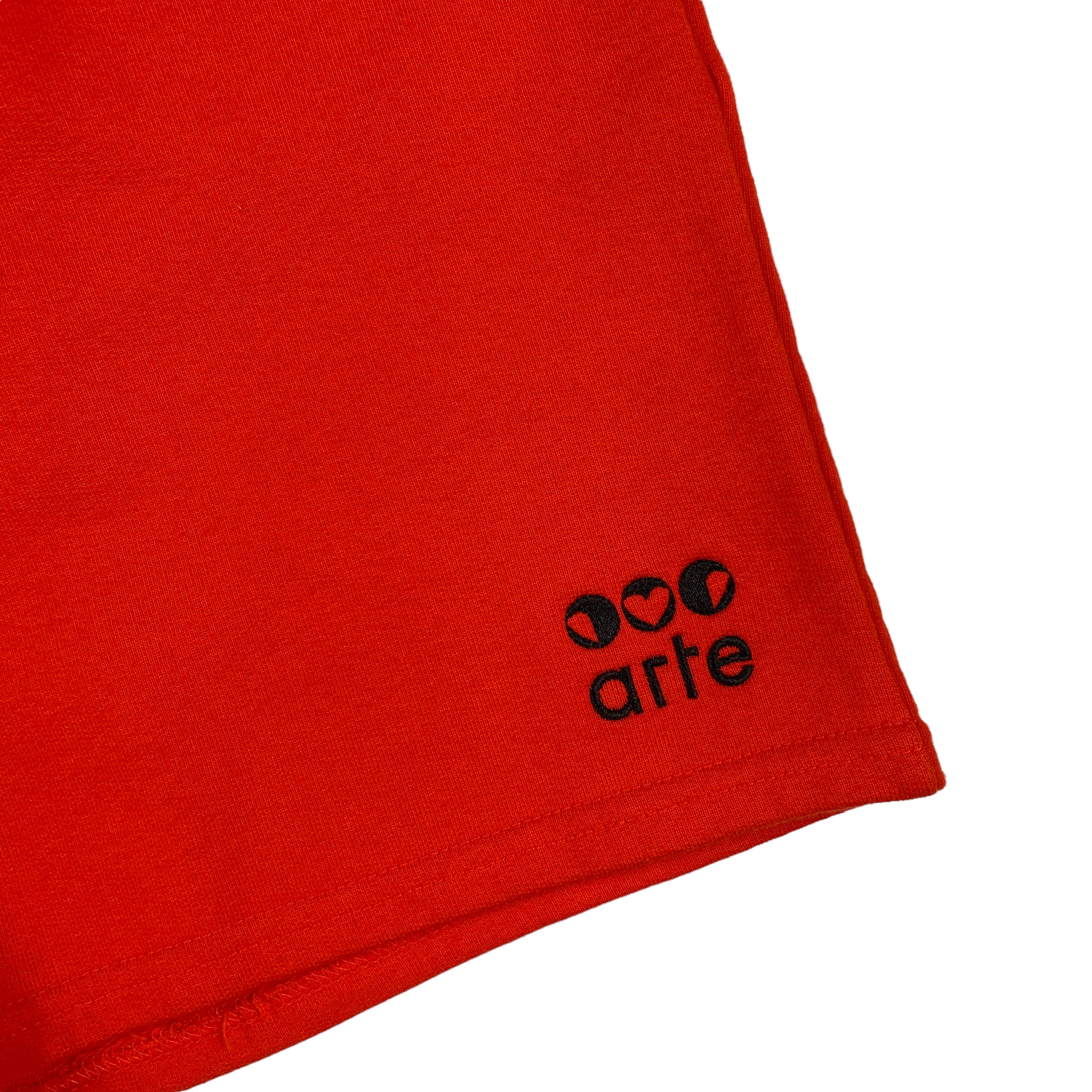 Arte short rosso — streetwear d'archivio — IlBotteghino