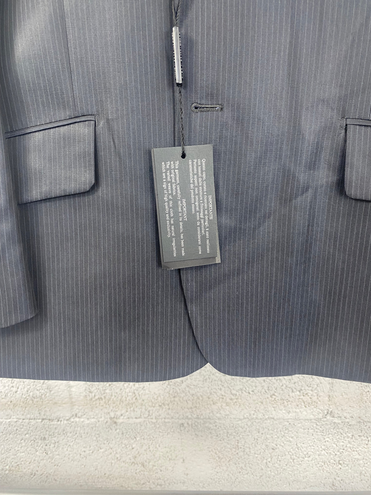 Carlo Pignatelli Italian Pinstripe — pantalone coordinato — IlBotteghino