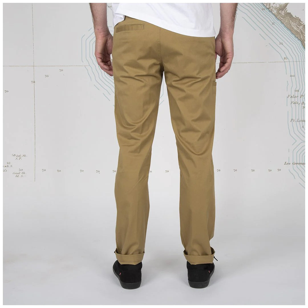 Salty Crew pantalone Deckhand brown — workwear d'archivio — IlBotteghino