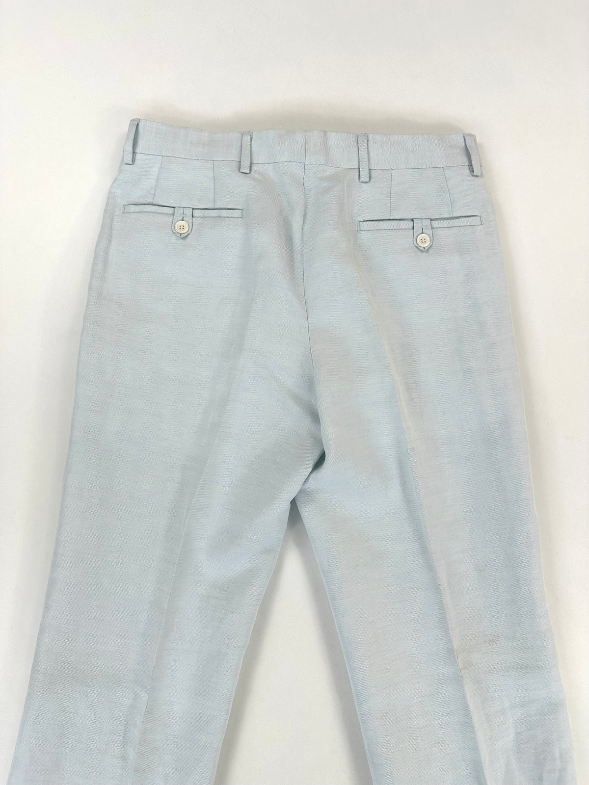 Completo Versace Collection azzurro cotone e lino - Tg. 50