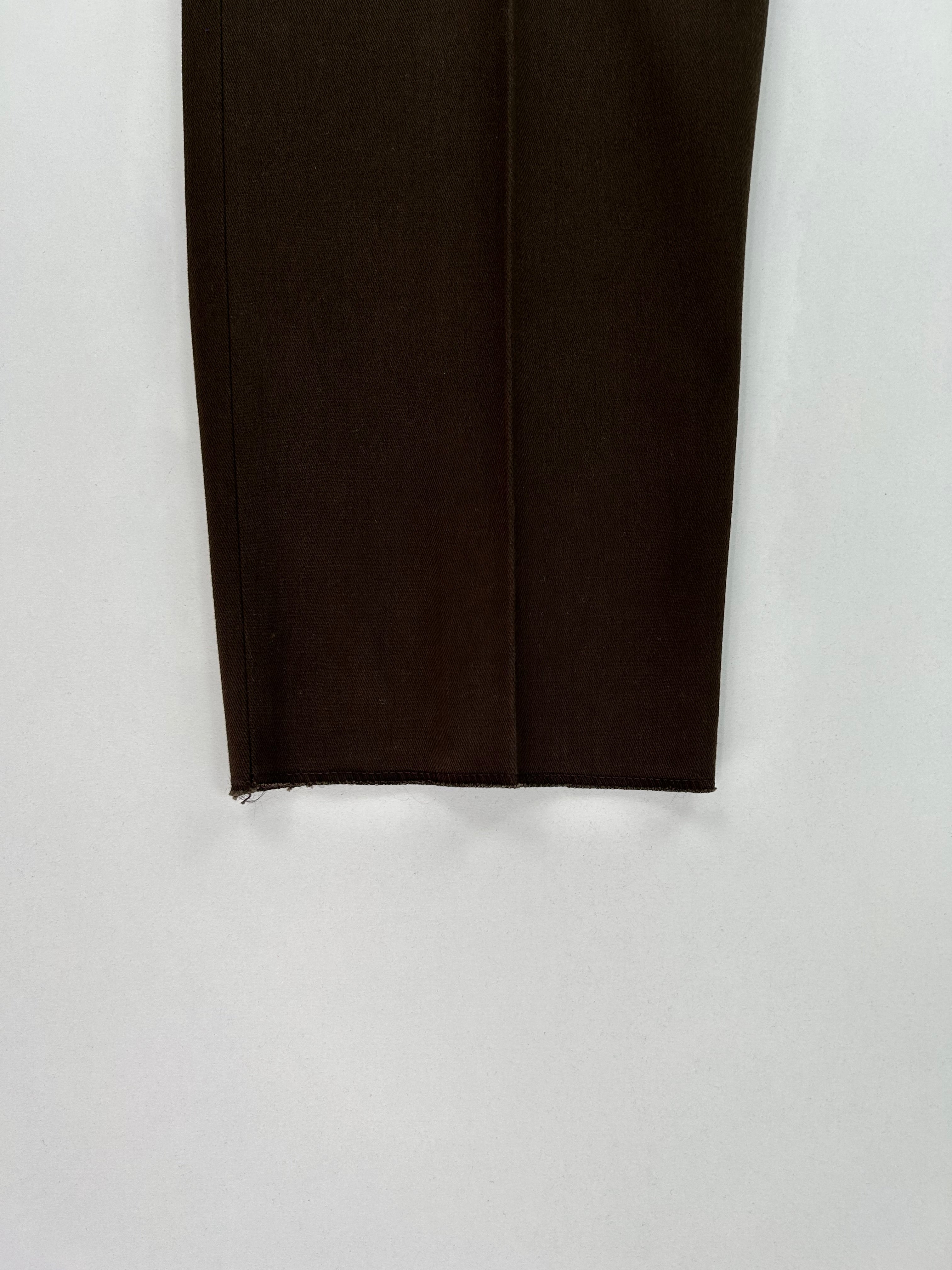 Aquascutum pantalone marrone — vista laterale — IlBotteghino
